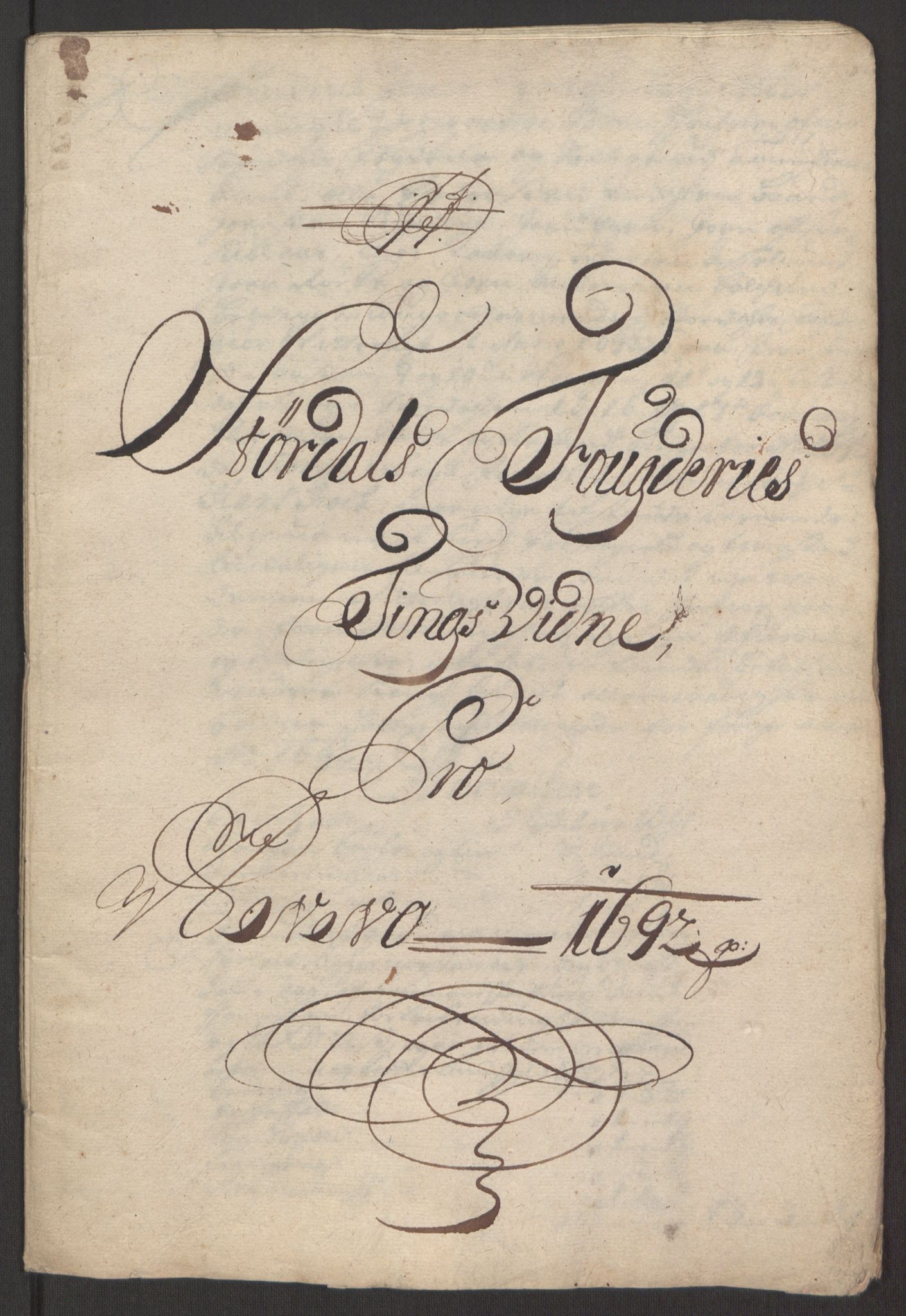 Rentekammeret inntil 1814, Reviderte regnskaper, Fogderegnskap, RA/EA-4092/R62/L4185: Fogderegnskap Stjørdal og Verdal, 1692, p. 282