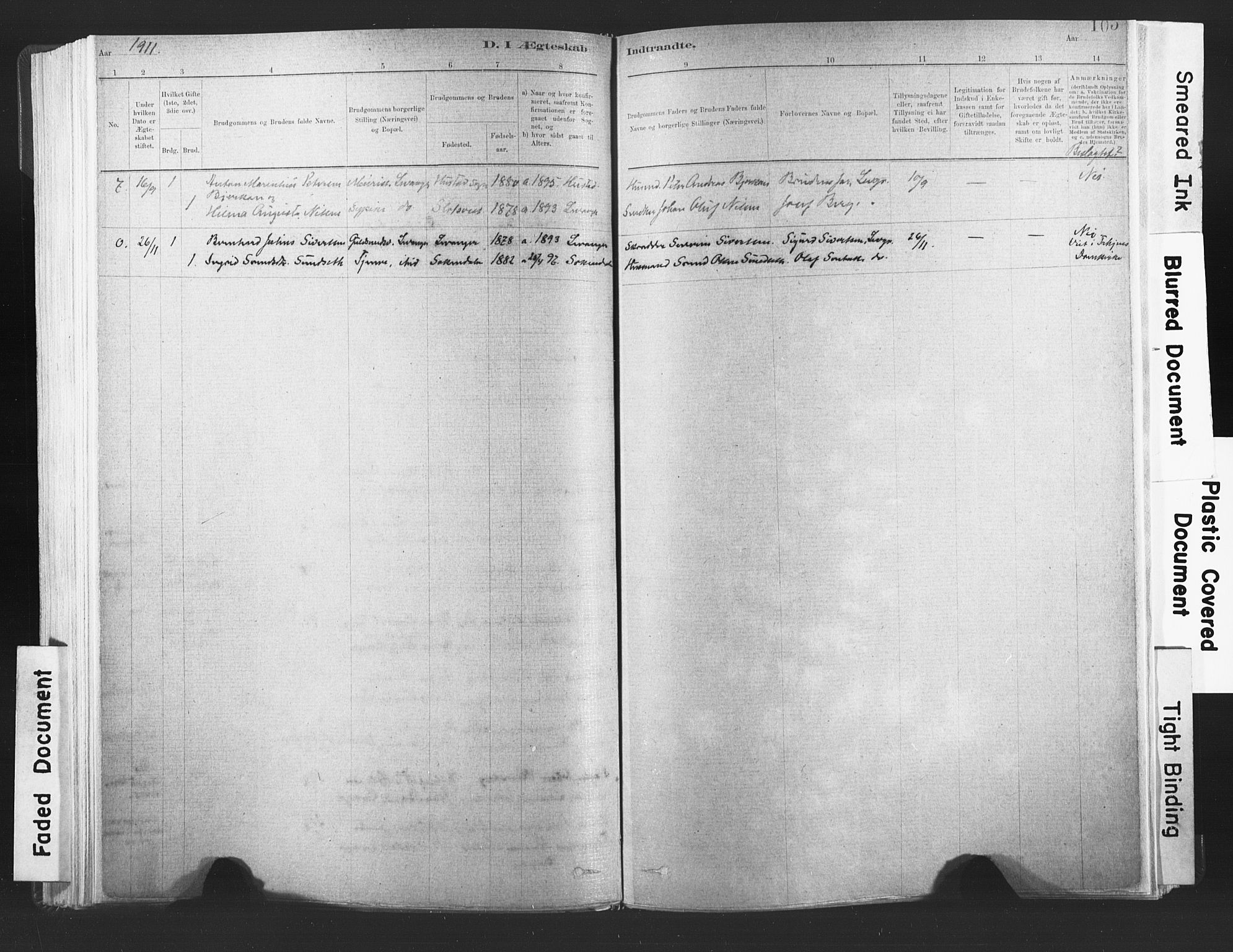 Ministerialprotokoller, klokkerbøker og fødselsregistre - Nord-Trøndelag, SAT/A-1458/720/L0189: Parish register (official) no. 720A05, 1880-1911, p. 105
