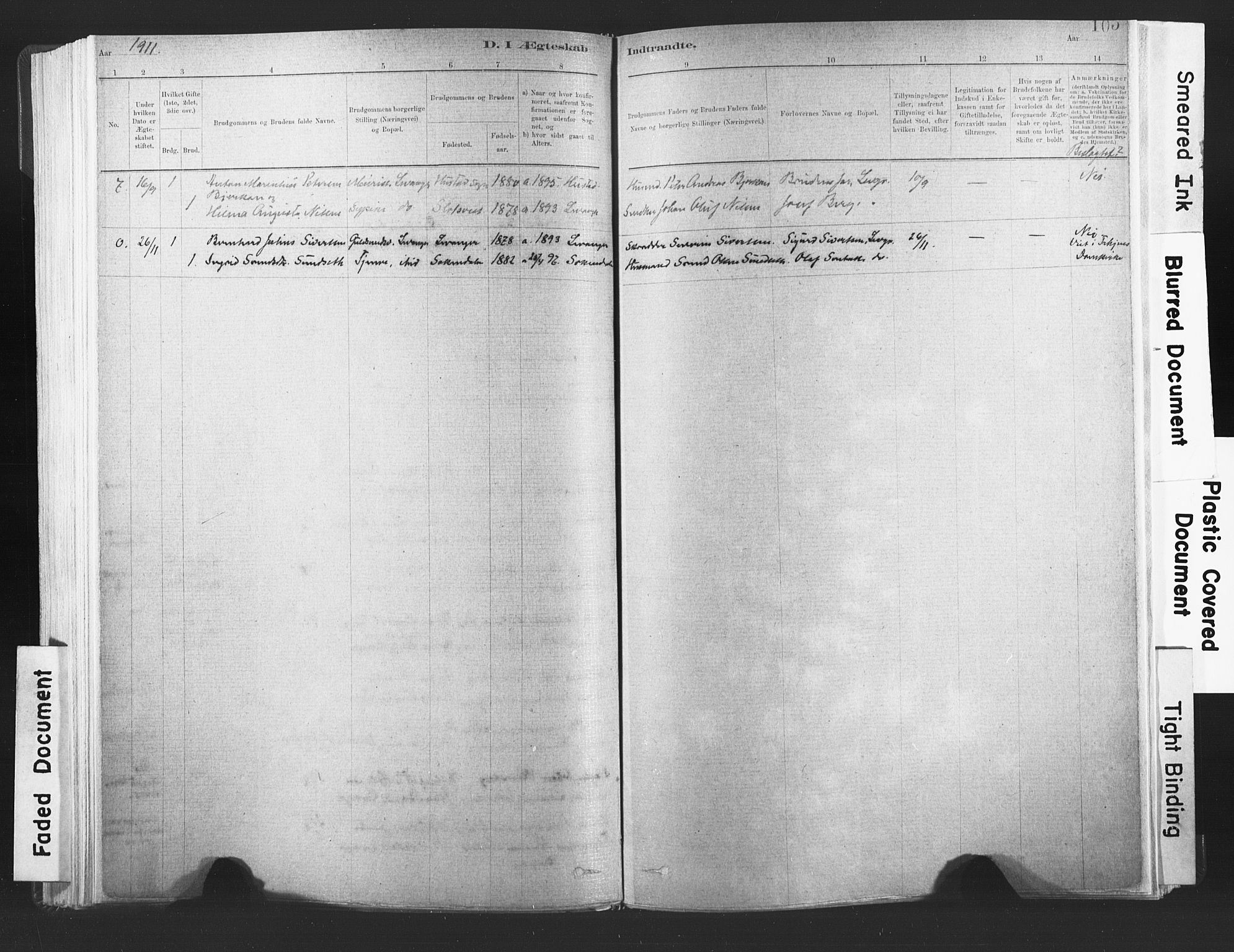 Ministerialprotokoller, klokkerbøker og fødselsregistre - Nord-Trøndelag, AV/SAT-A-1458/720/L0189: Parish register (official) no. 720A05, 1880-1911, p. 105