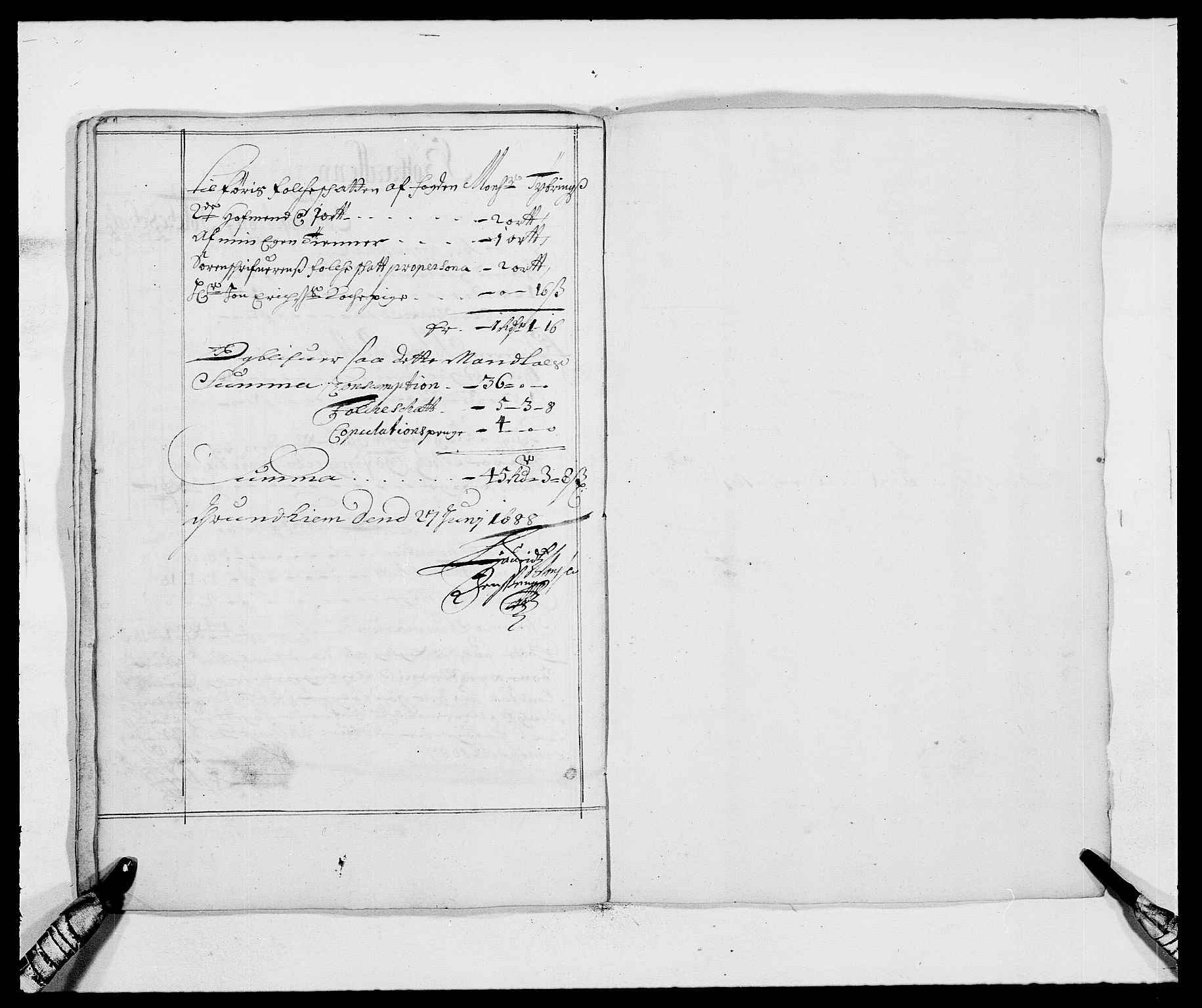 Rentekammeret inntil 1814, Reviderte regnskaper, Fogderegnskap, RA/EA-4092/R59/L3939: Fogderegnskap Gauldal, 1687-1688, p. 22