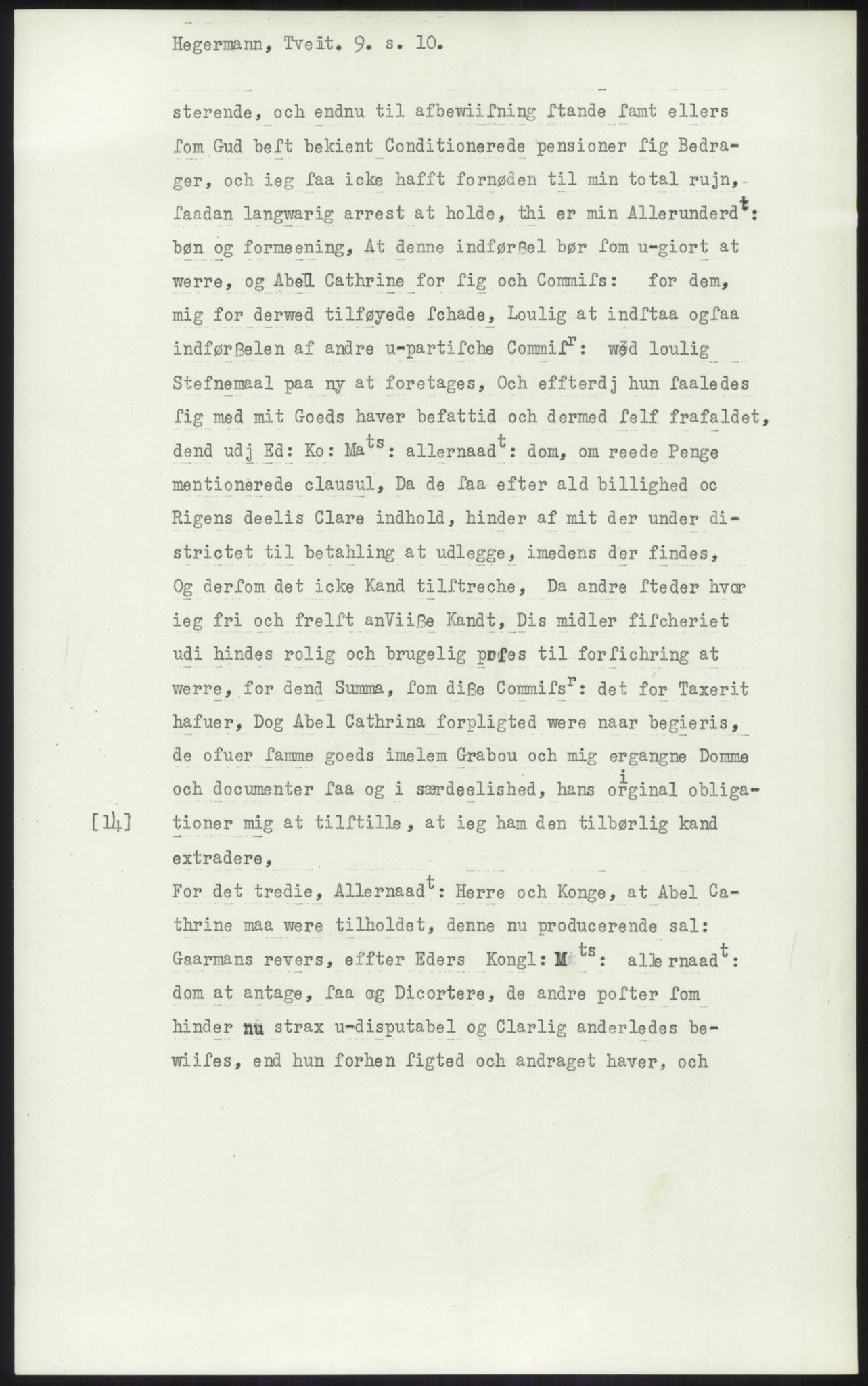 Samlinger til kildeutgivelse, Diplomavskriftsamlingen, AV/RA-EA-4053/H/Ha, p. 1450