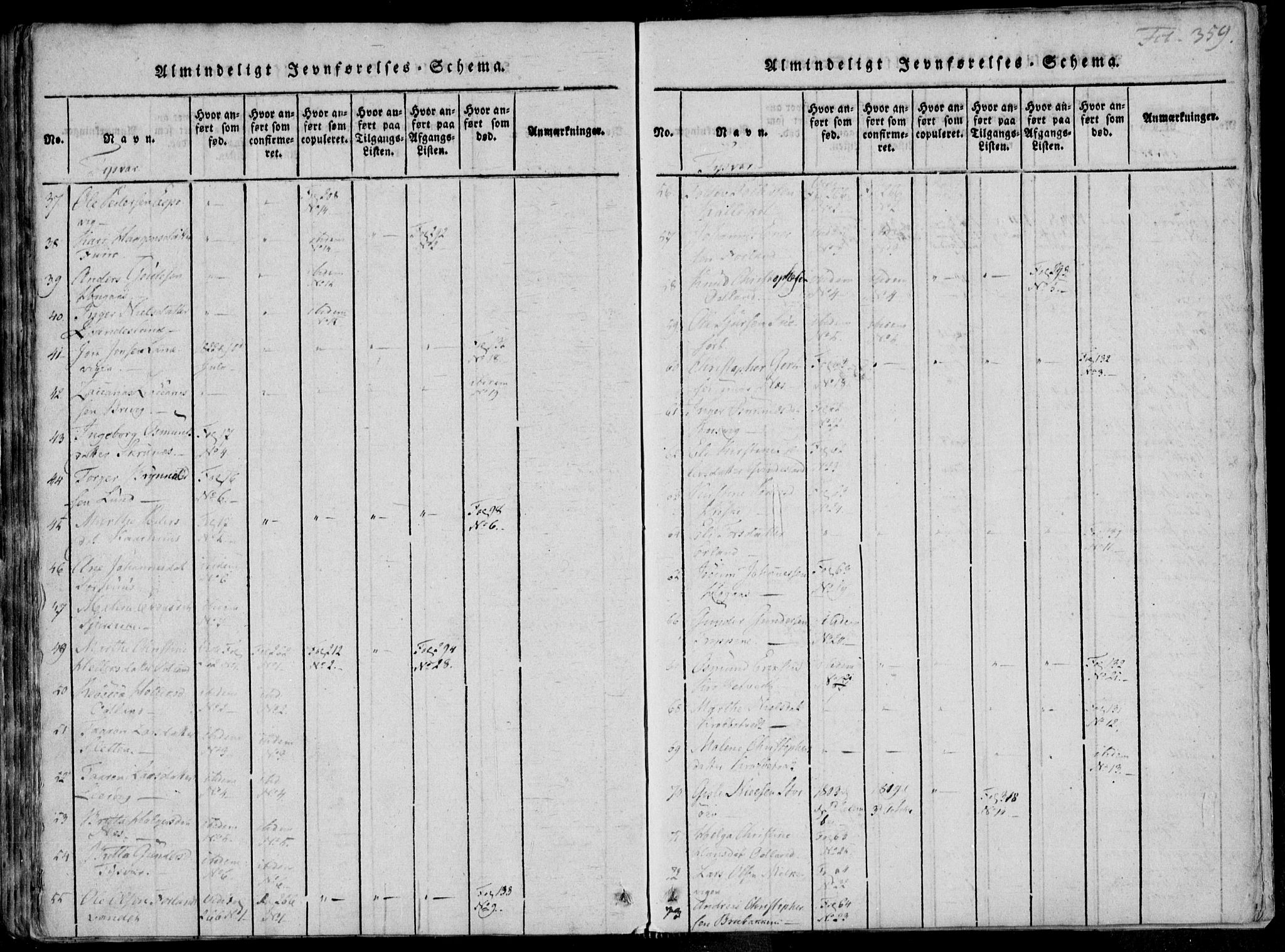 Skjold sokneprestkontor, SAST/A-101847/H/Ha/Haa/L0004: Parish register (official) no. A 4 /1, 1815-1830, p. 359