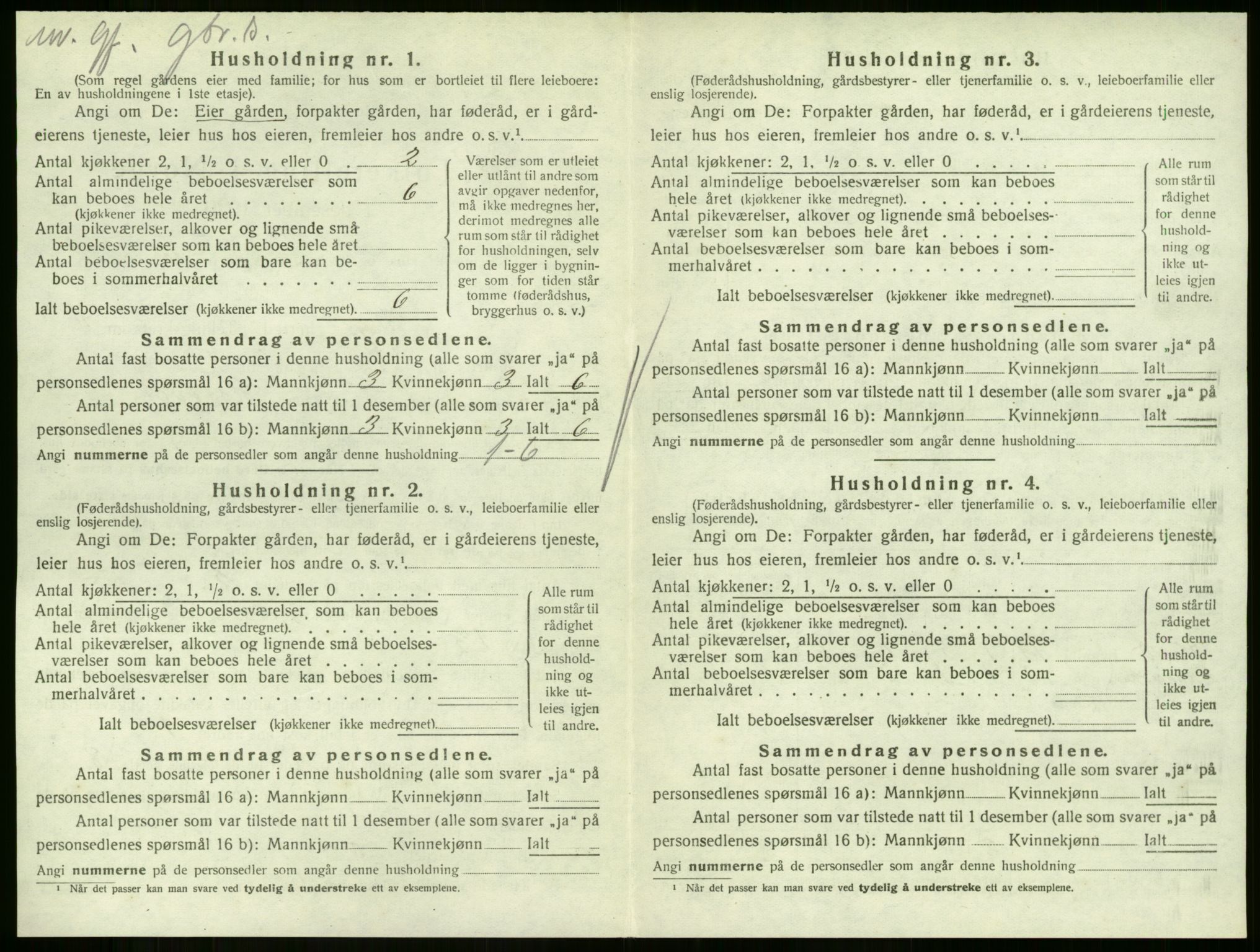 SAKO, 1920 census for Hof, 1920, p. 754