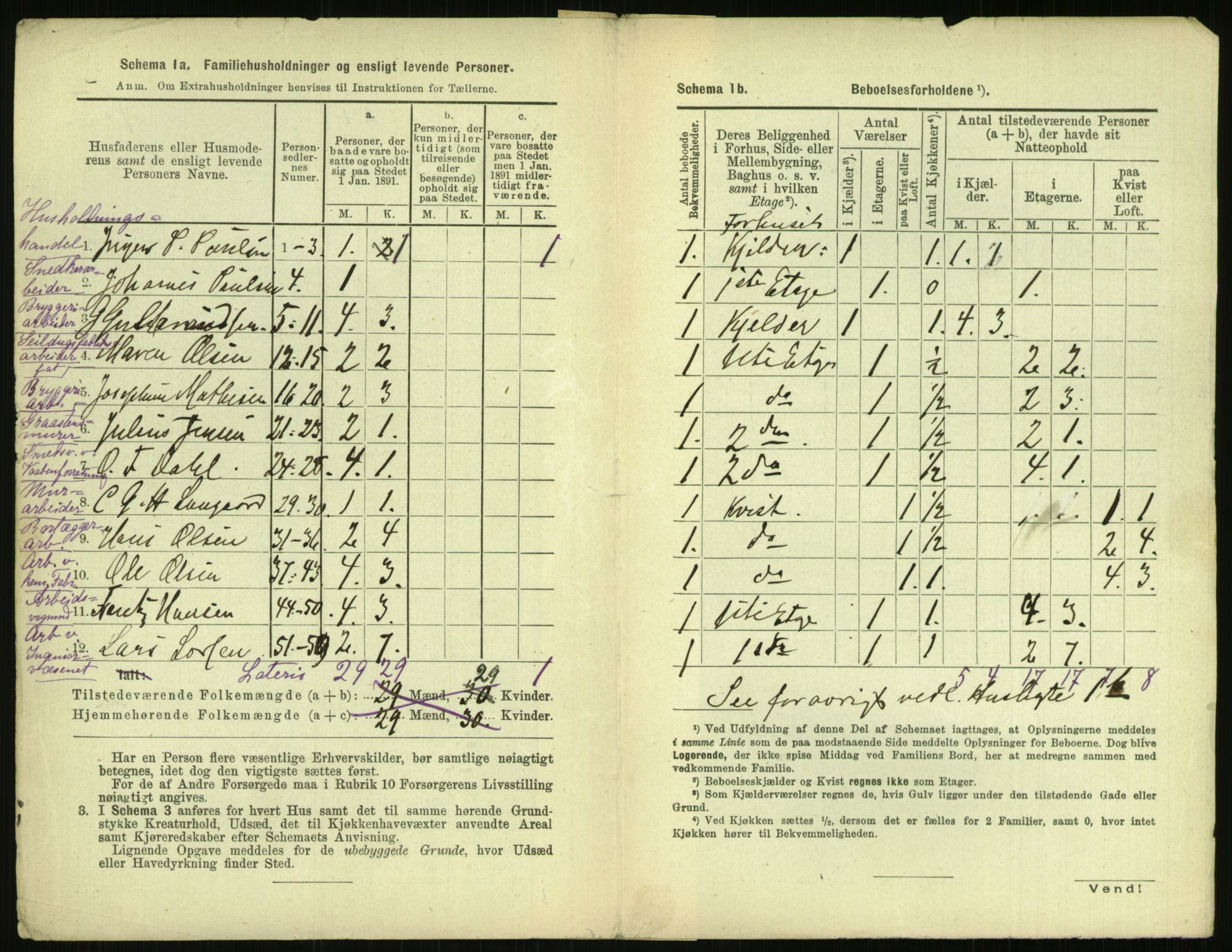 RA, 1891 census for 0301 Kristiania, 1891, p. 142479