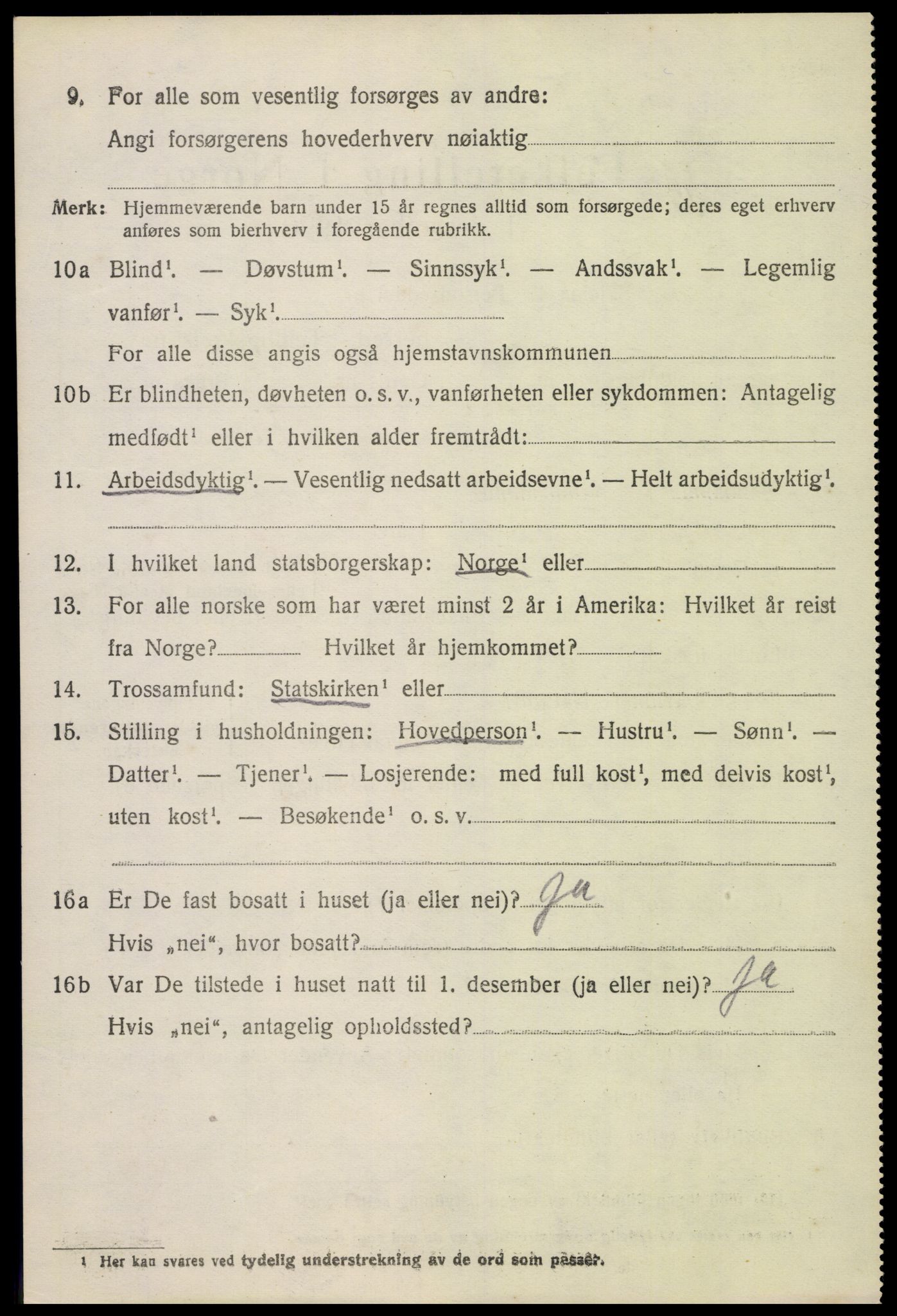 SAH, 1920 census for Gran, 1920, p. 5745