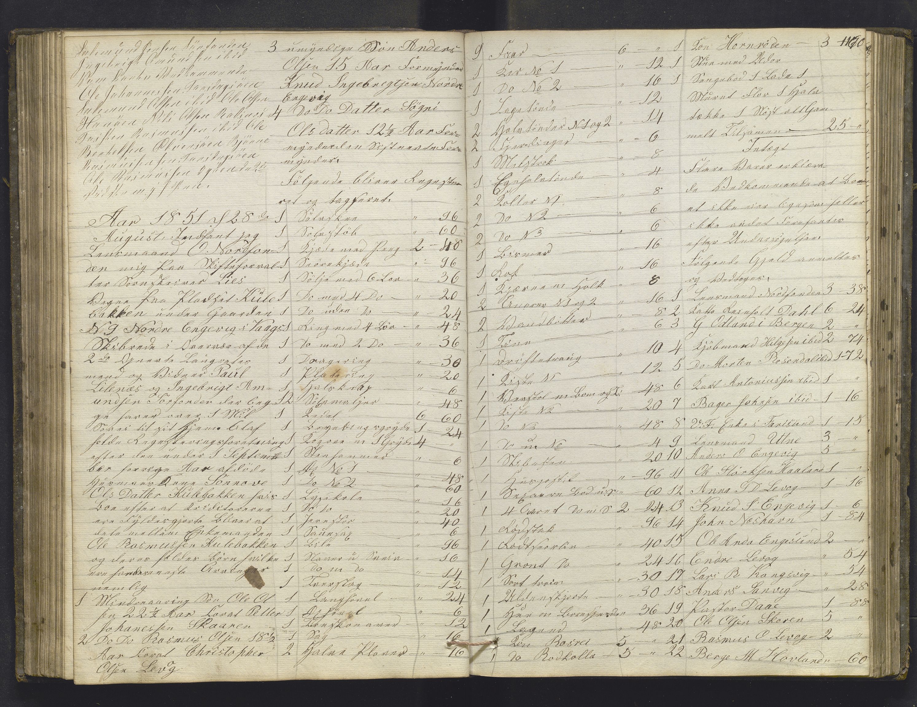 Lensmannen i Sund og Austevoll, AV/SAB-A-35201/0006/L0008: Registreringsprotokoll, 1846-1860, p. 116b-117a