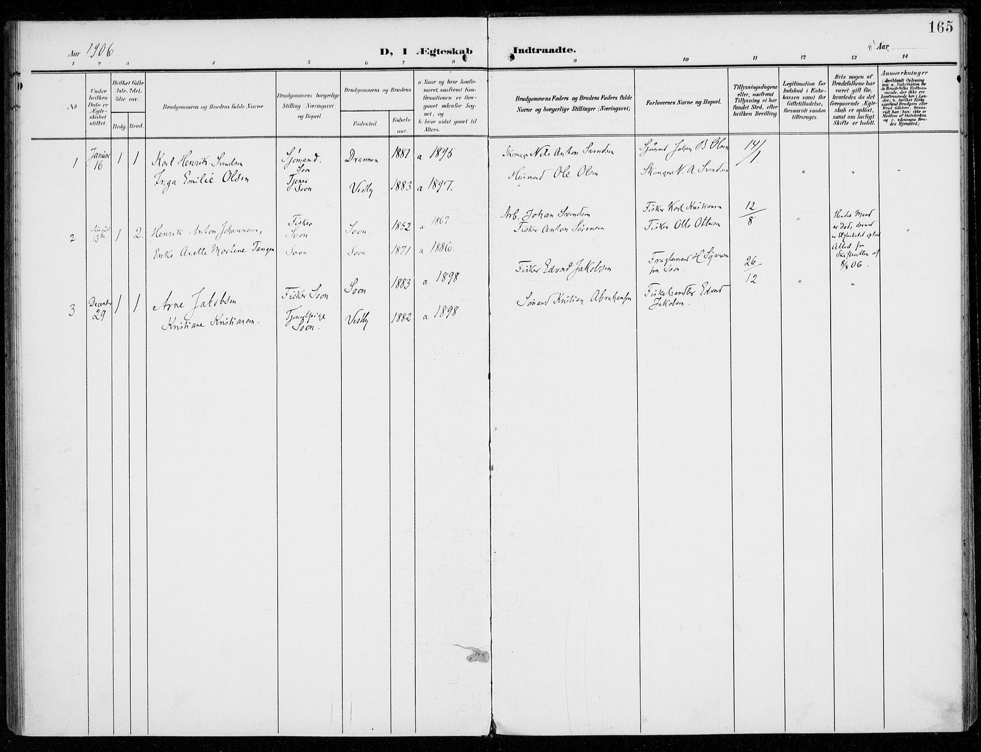 Vestby prestekontor Kirkebøker, SAO/A-10893/F/Fc/L0002: Parish register (official) no. III 2, 1906-1940, p. 165
