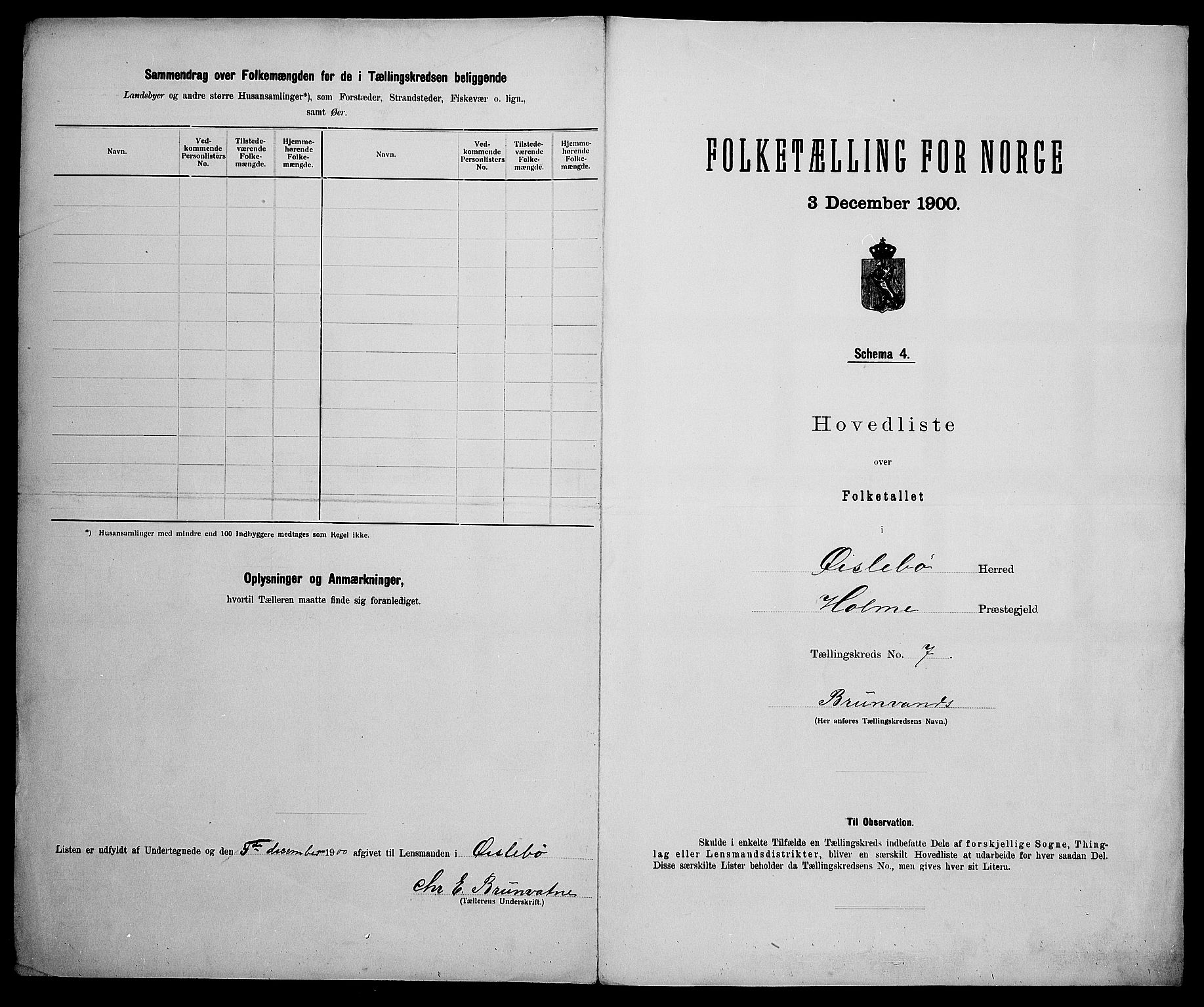 SAK, 1900 census for Øyslebø, 1900, p. 24