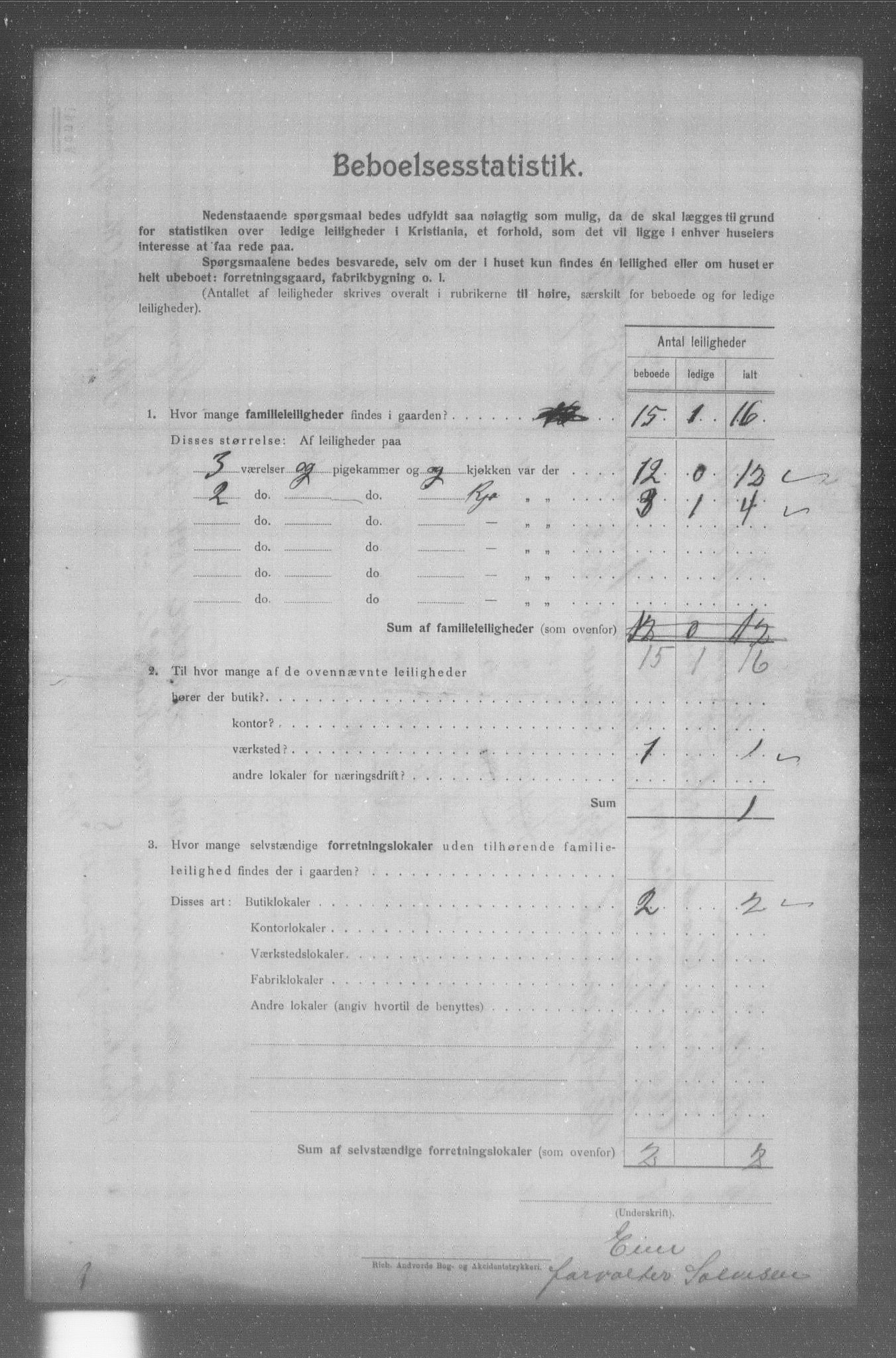 OBA, Municipal Census 1904 for Kristiania, 1904, p. 6829