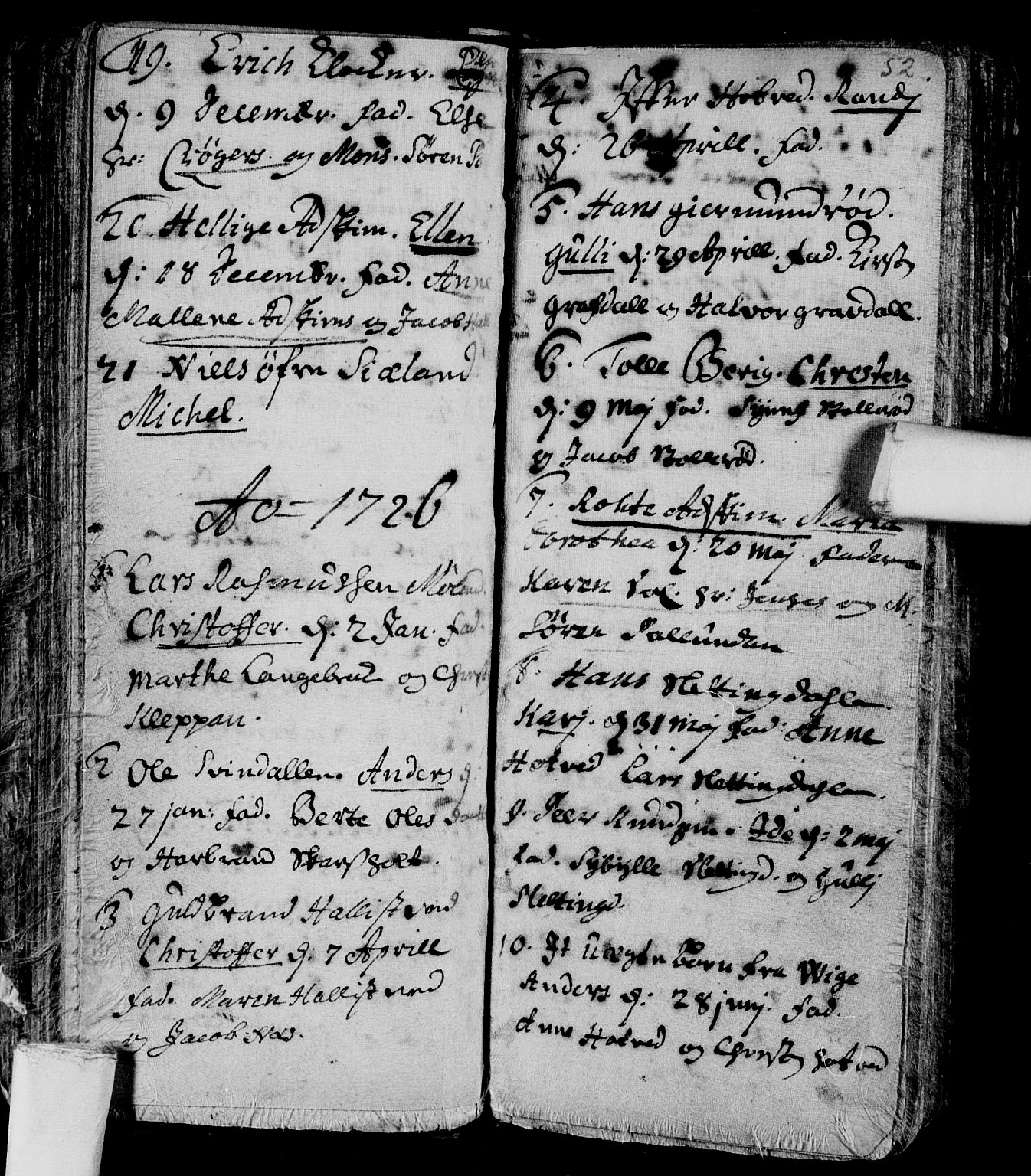 Andebu kirkebøker, AV/SAKO-A-336/F/Fa/L0001: Parish register (official) no. 1 /1, 1623-1738, p. 52