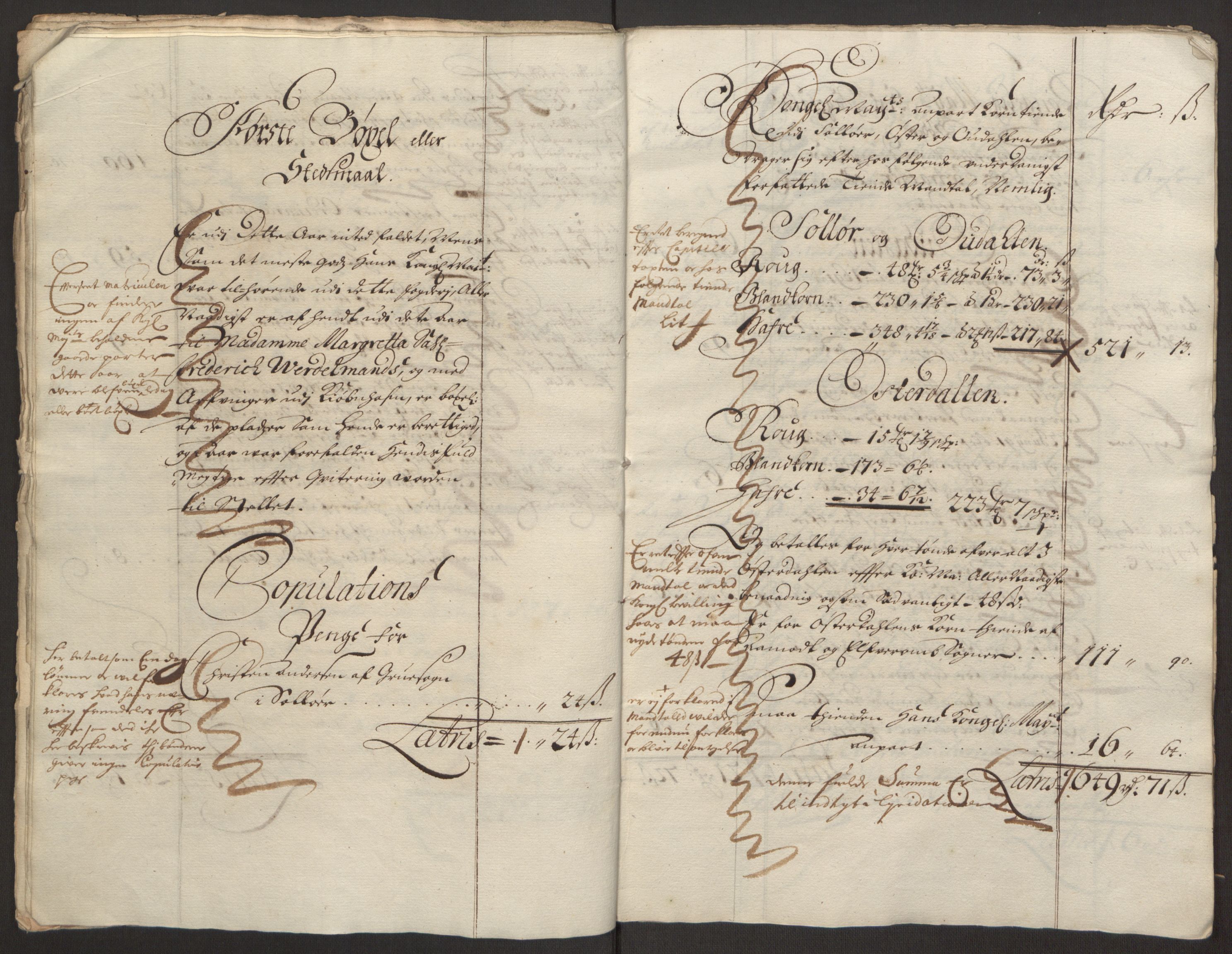 Rentekammeret inntil 1814, Reviderte regnskaper, Fogderegnskap, AV/RA-EA-4092/R13/L0830: Fogderegnskap Solør, Odal og Østerdal, 1692, p. 13