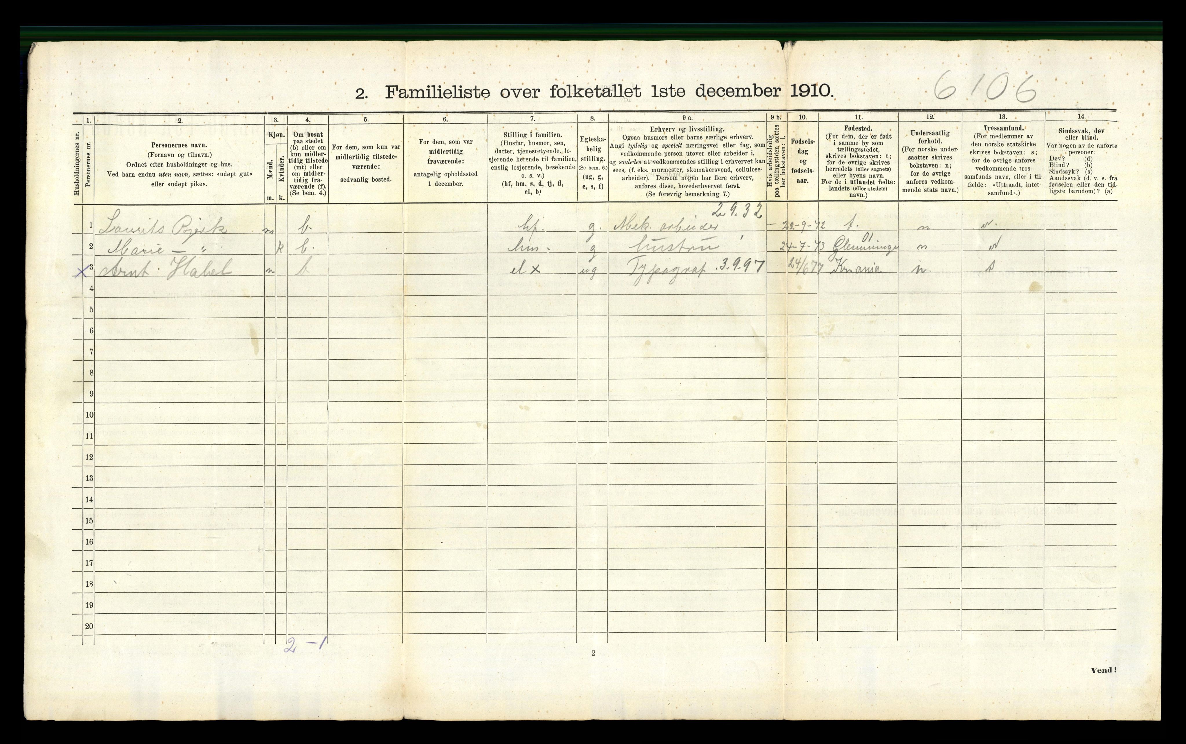 RA, 1910 census for Fredrikstad, 1910, p. 9445