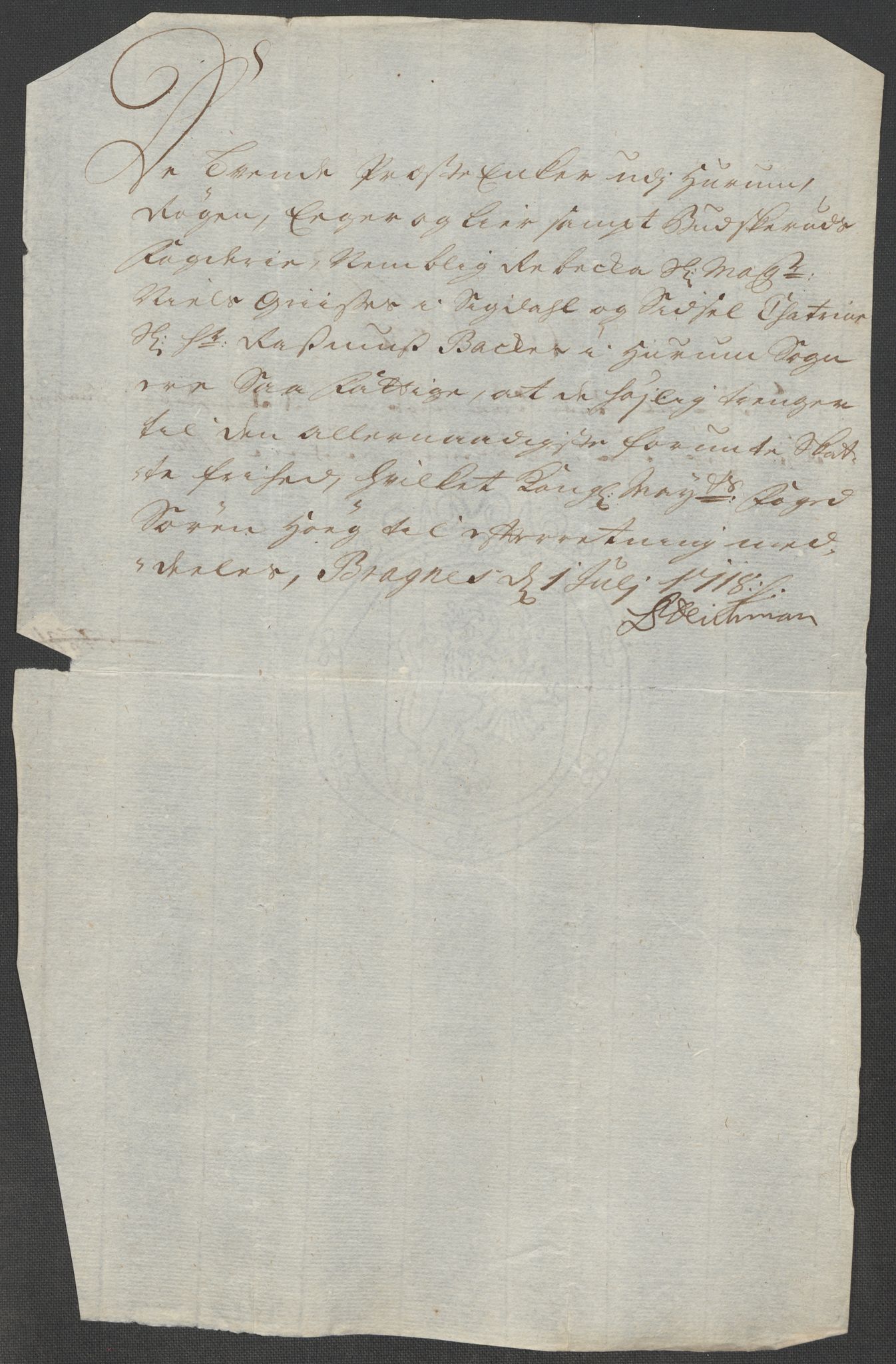 Rentekammeret inntil 1814, Reviderte regnskaper, Fogderegnskap, AV/RA-EA-4092/R31/L1712: Fogderegnskap Hurum, Røyken, Eiker, Lier og Buskerud, 1718, p. 204