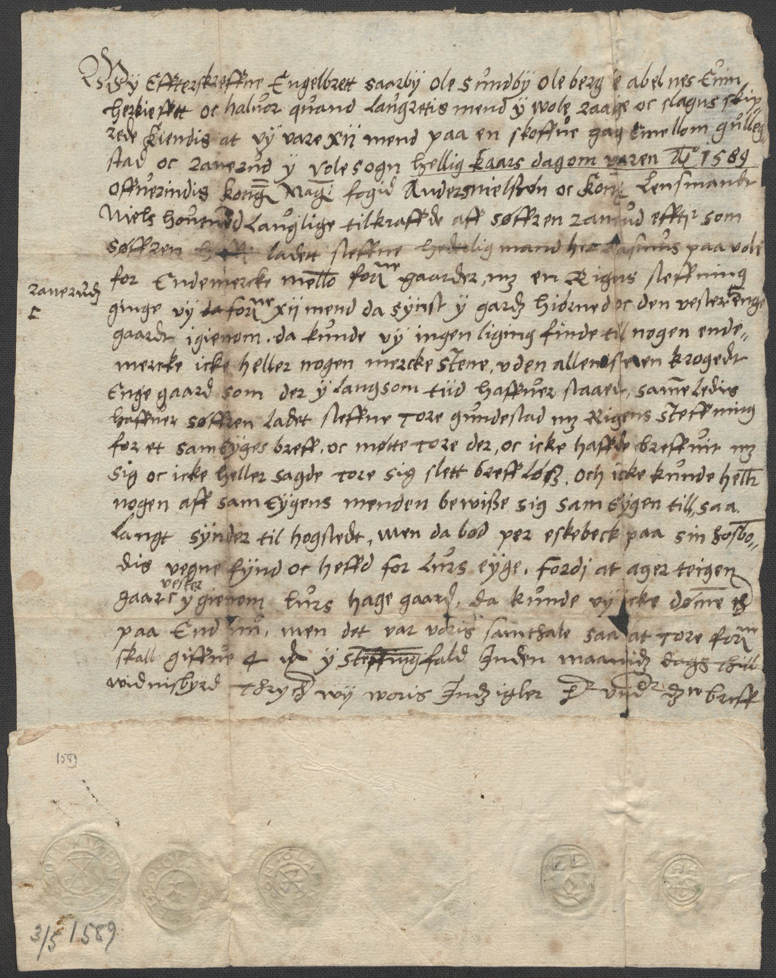 Riksarkivets diplomsamling, AV/RA-EA-5965/F15/L0021: Prestearkiv - Vestfold, 1573-1858, p. 78