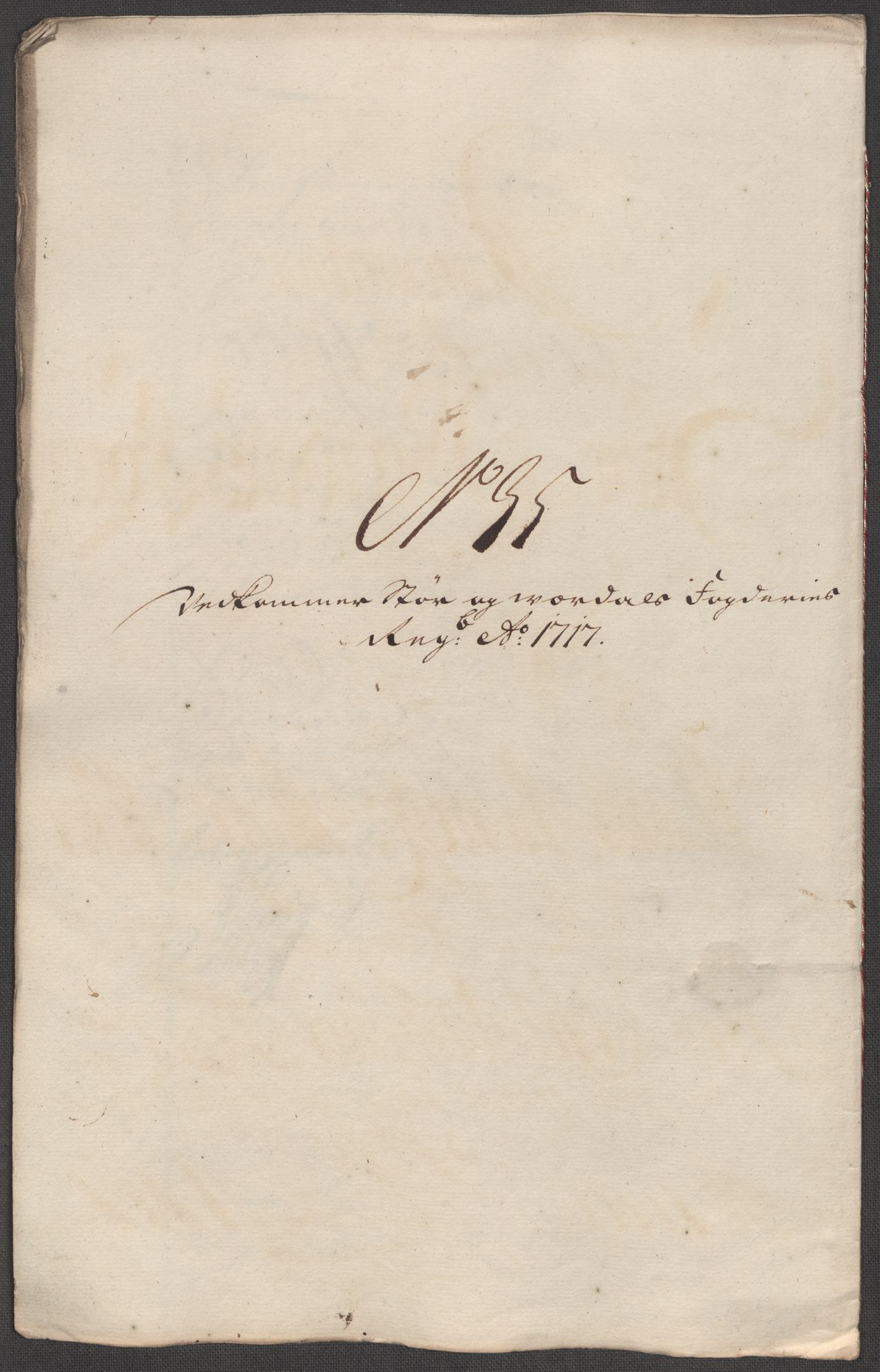 Rentekammeret inntil 1814, Reviderte regnskaper, Fogderegnskap, RA/EA-4092/R62/L4207: Fogderegnskap Stjørdal og Verdal, 1717, p. 281