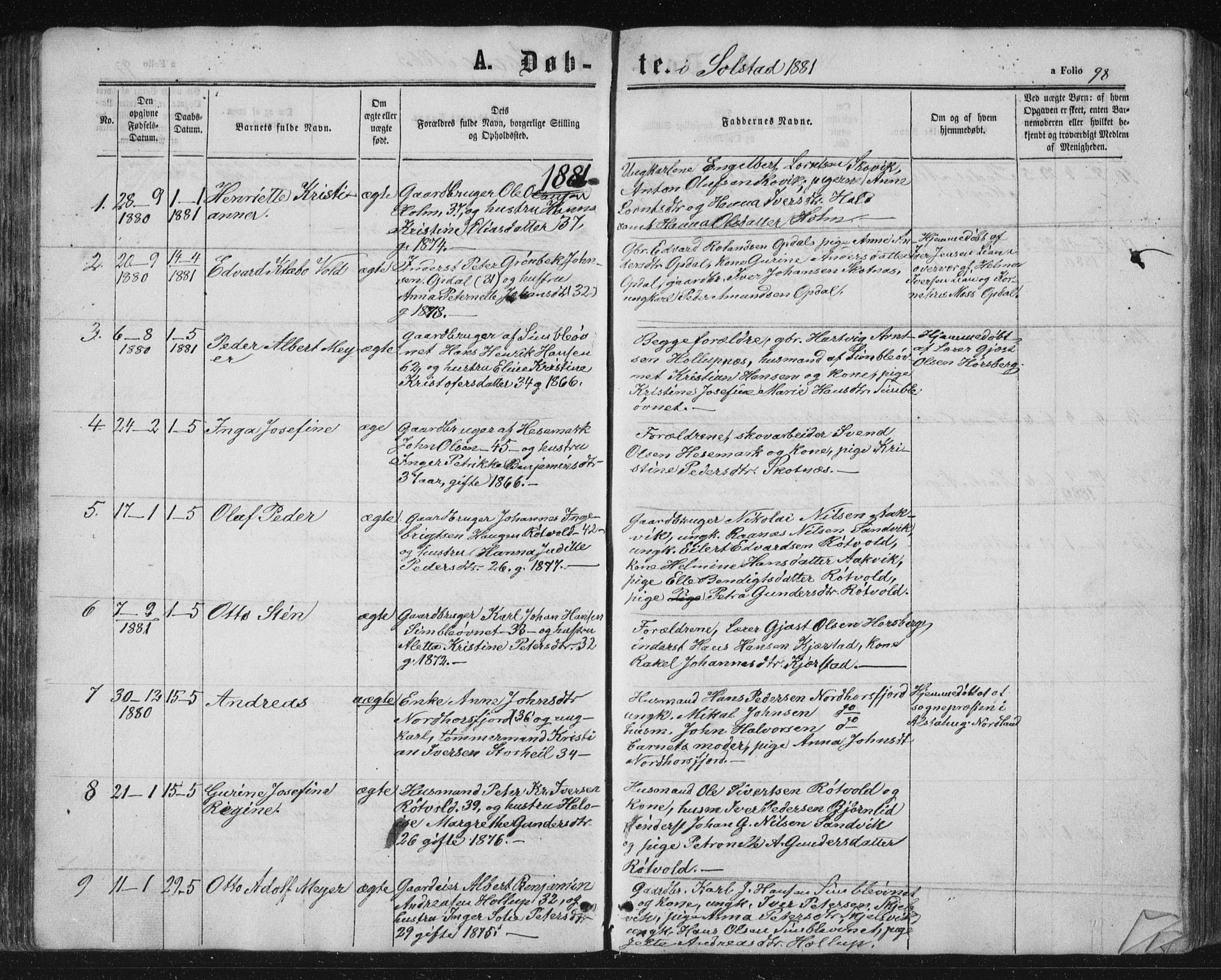 Ministerialprotokoller, klokkerbøker og fødselsregistre - Nordland, AV/SAT-A-1459/810/L0159: Parish register (copy) no. 810C02 /2, 1863-1883, p. 98