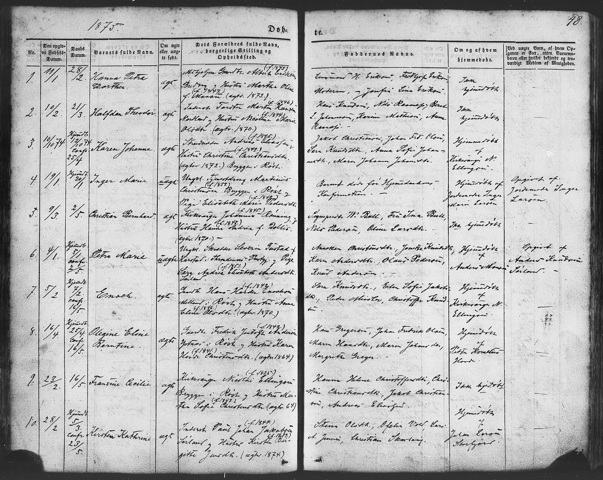 Ministerialprotokoller, klokkerbøker og fødselsregistre - Nordland, SAT/A-1459/807/L0121: Parish register (official) no. 807A04, 1846-1879, p. 48