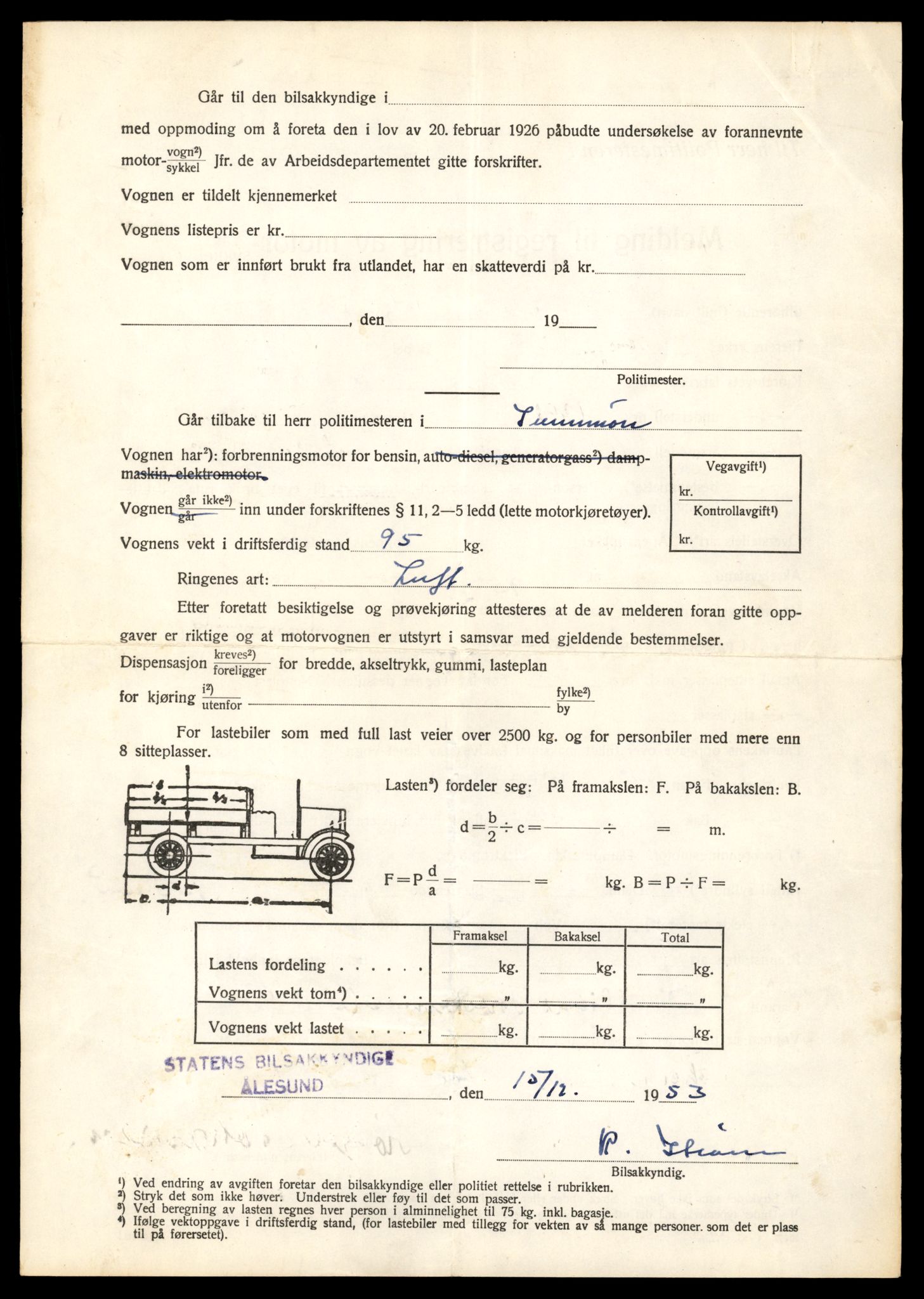 Møre og Romsdal vegkontor - Ålesund trafikkstasjon, AV/SAT-A-4099/F/Fe/L0037: Registreringskort for kjøretøy T 13031 - T 13179, 1927-1998, p. 630