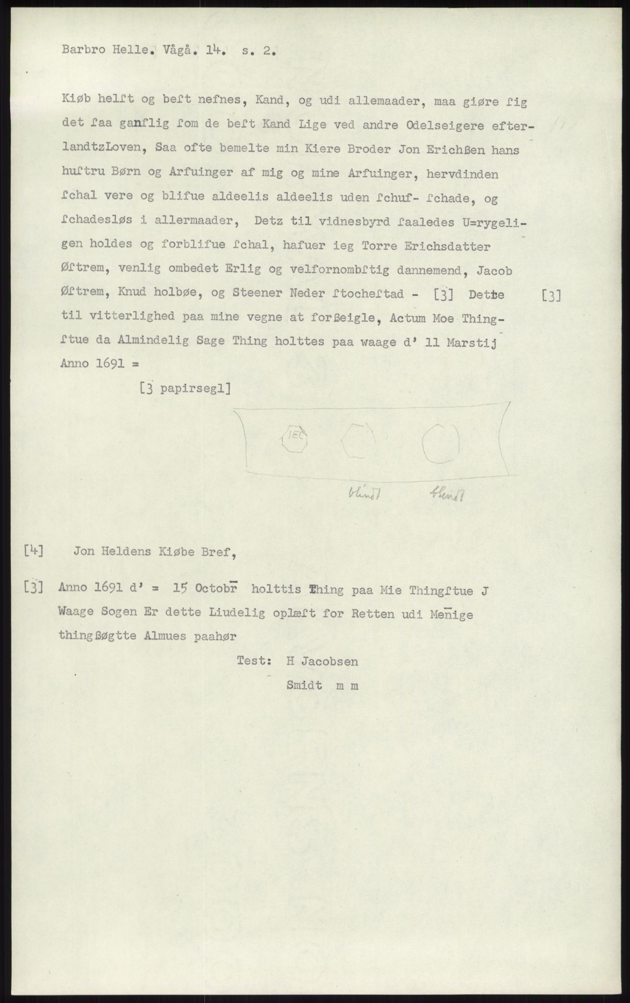 Samlinger til kildeutgivelse, Diplomavskriftsamlingen, AV/RA-EA-4053/H/Ha, p. 2935