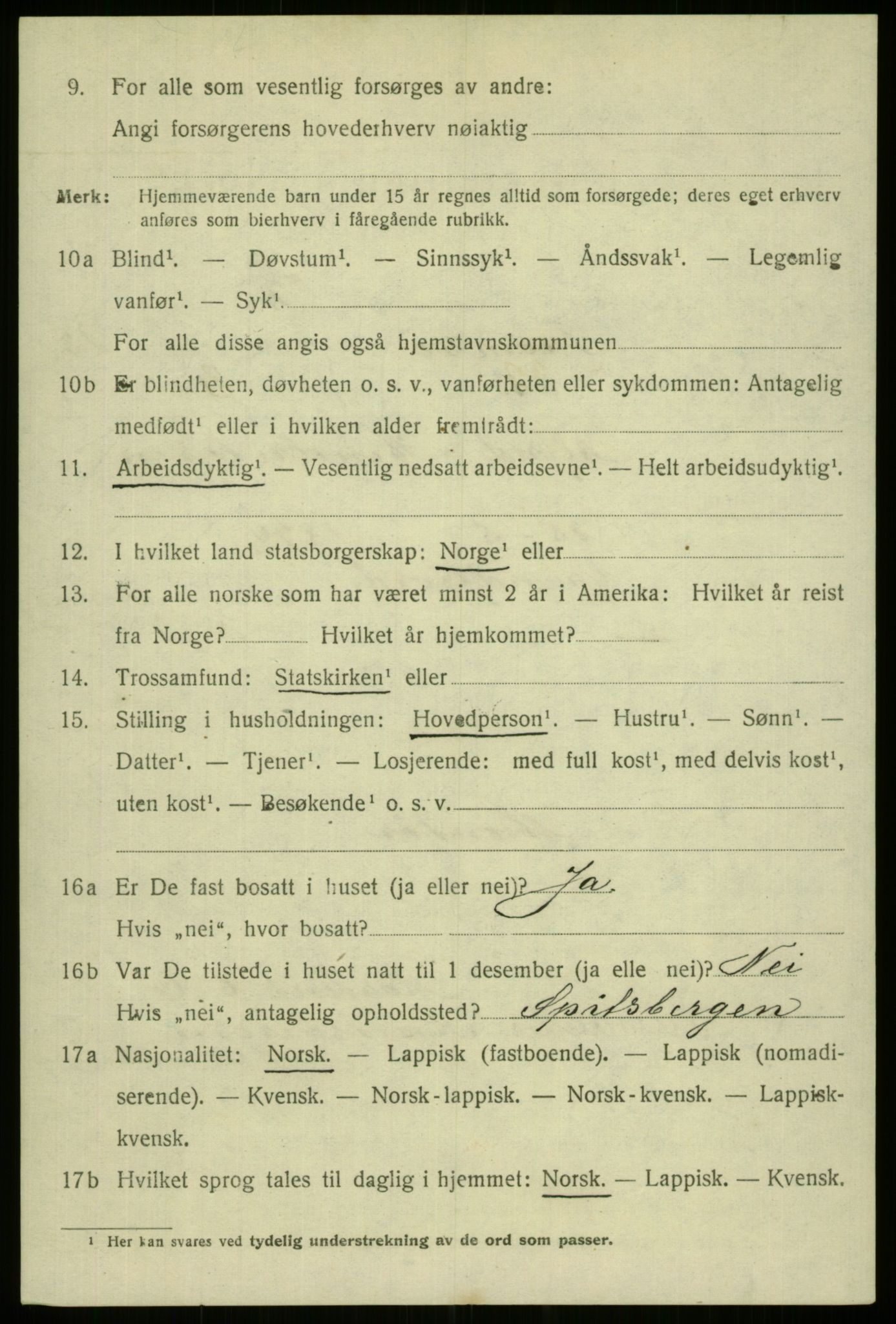 SATØ, 1920 census for Tromsø, 1920, p. 25604