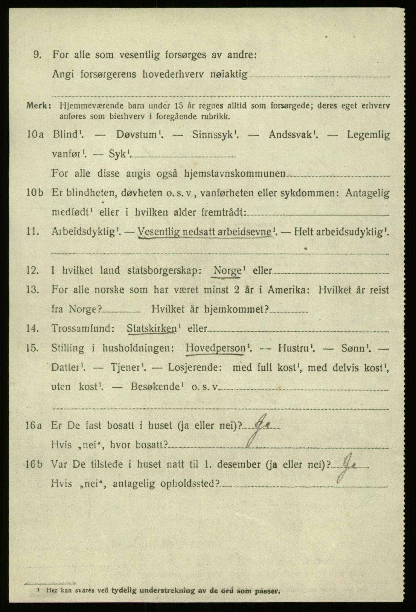 SAB, 1920 census for Kinn, 1920, p. 10636