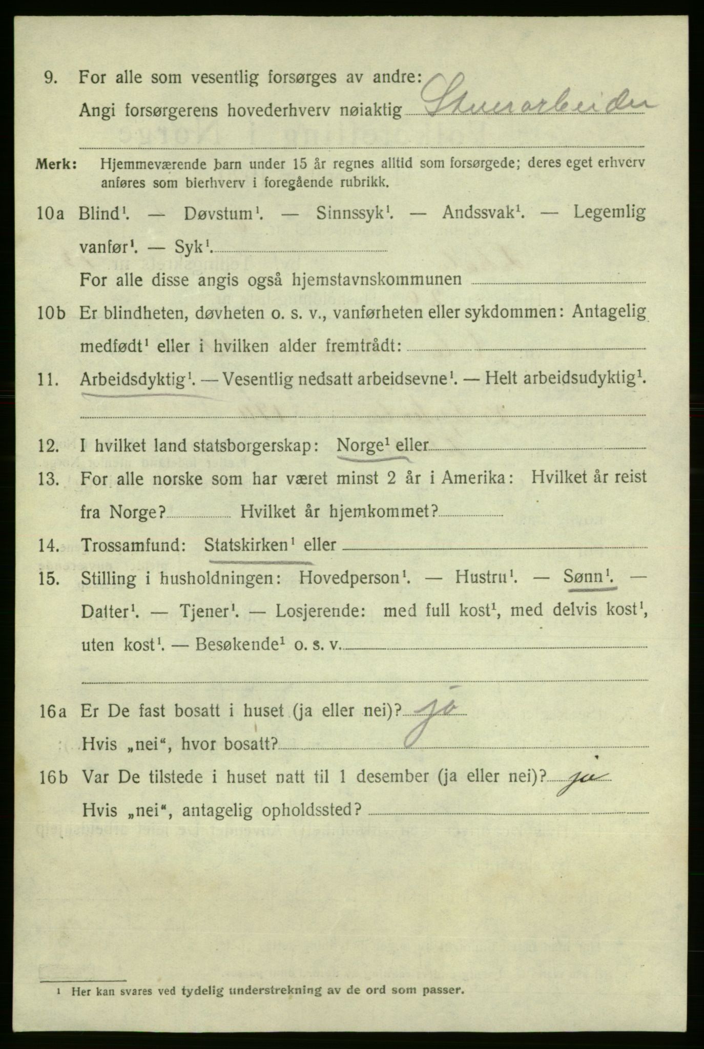 SAO, 1920 census for Fredrikshald, 1920, p. 21025