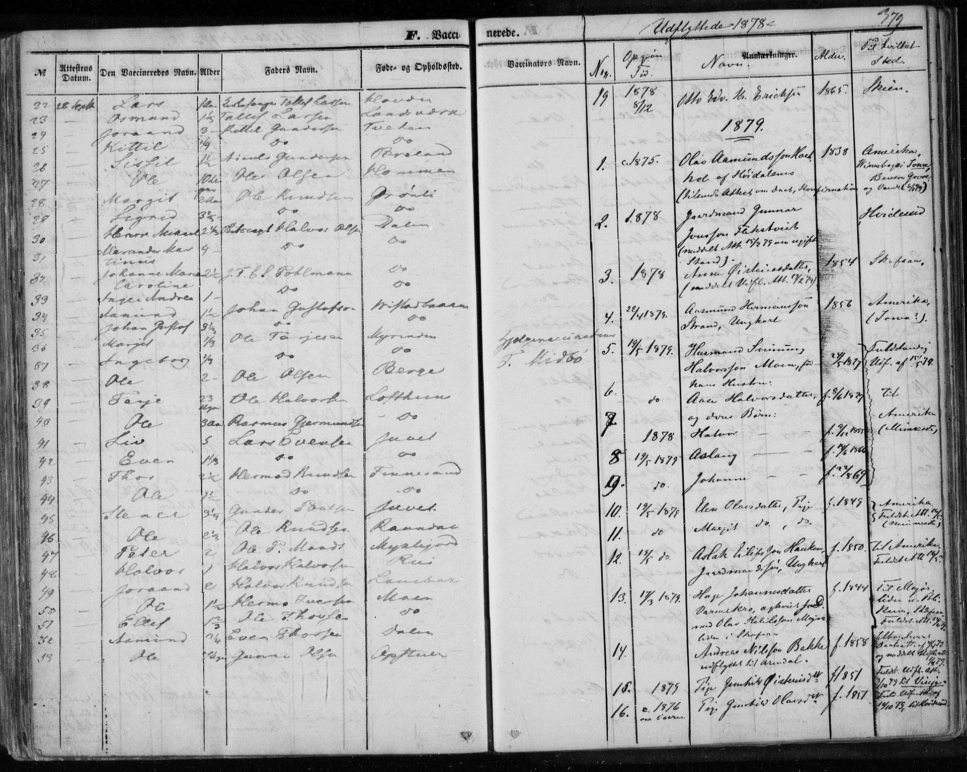 Lårdal kirkebøker, SAKO/A-284/F/Fa/L0006: Parish register (official) no. I 6, 1861-1886, p. 379