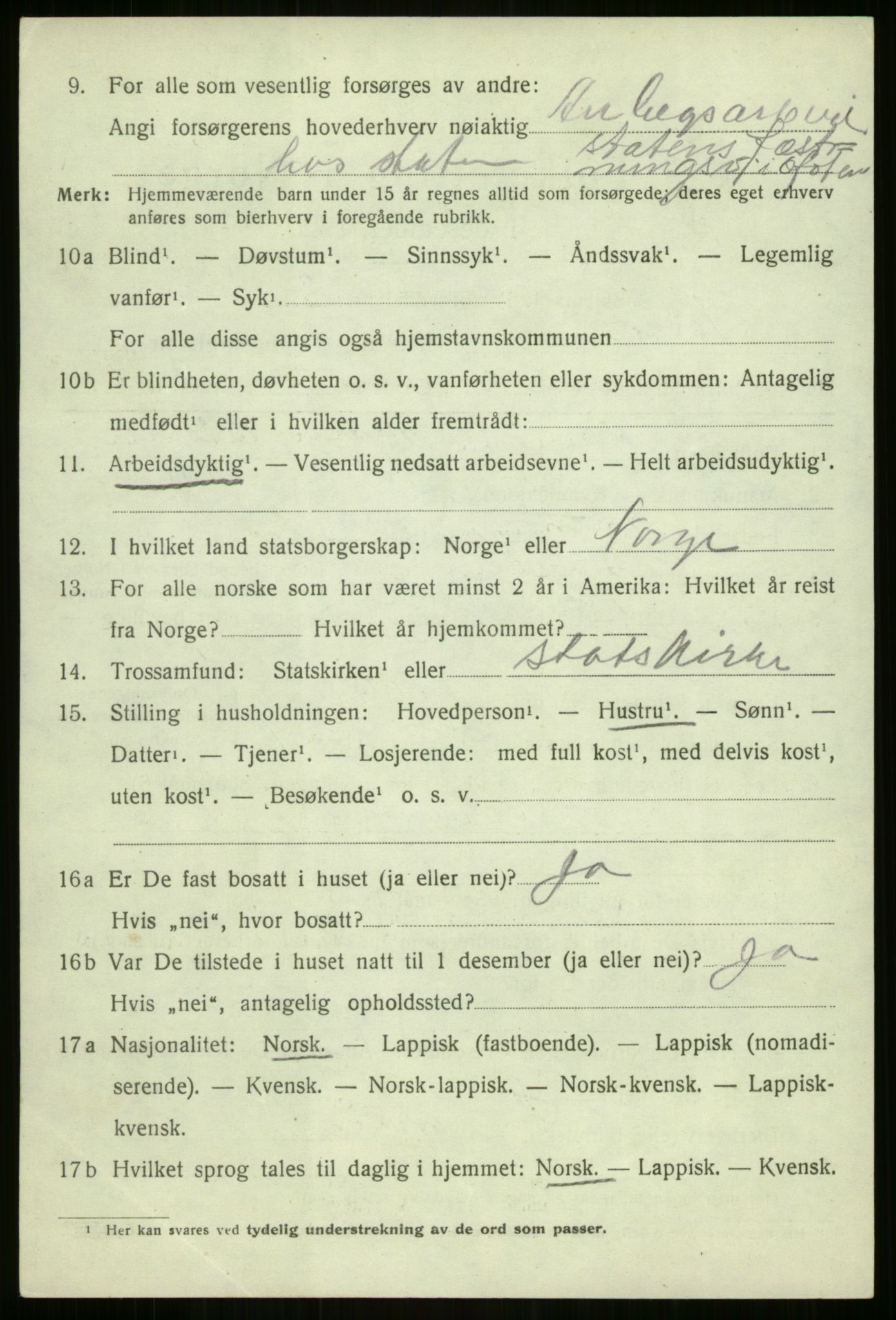 SATØ, 1920 census for Sørreisa, 1920, p. 3683