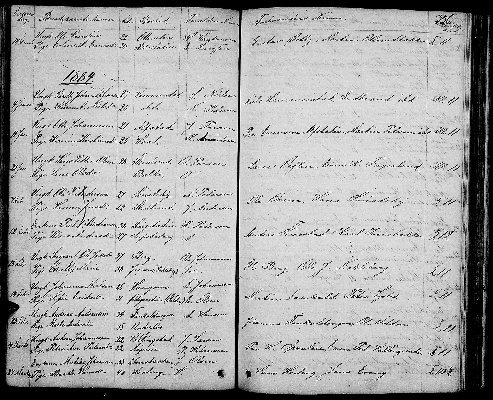 Østre Toten prestekontor, AV/SAH-PREST-104/H/Ha/Hab/L0004: Parish register (copy) no. 4, 1858-1886, p. 356