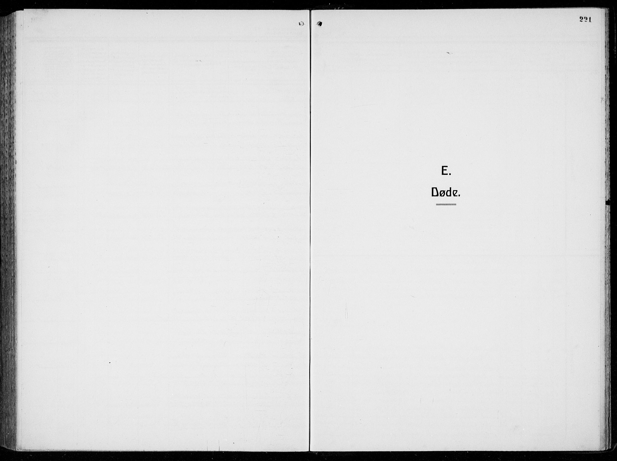 Birkeland Sokneprestembete, AV/SAB-A-74601/H/Hab: Parish register (copy) no. A  8, 1923-1933, p. 221