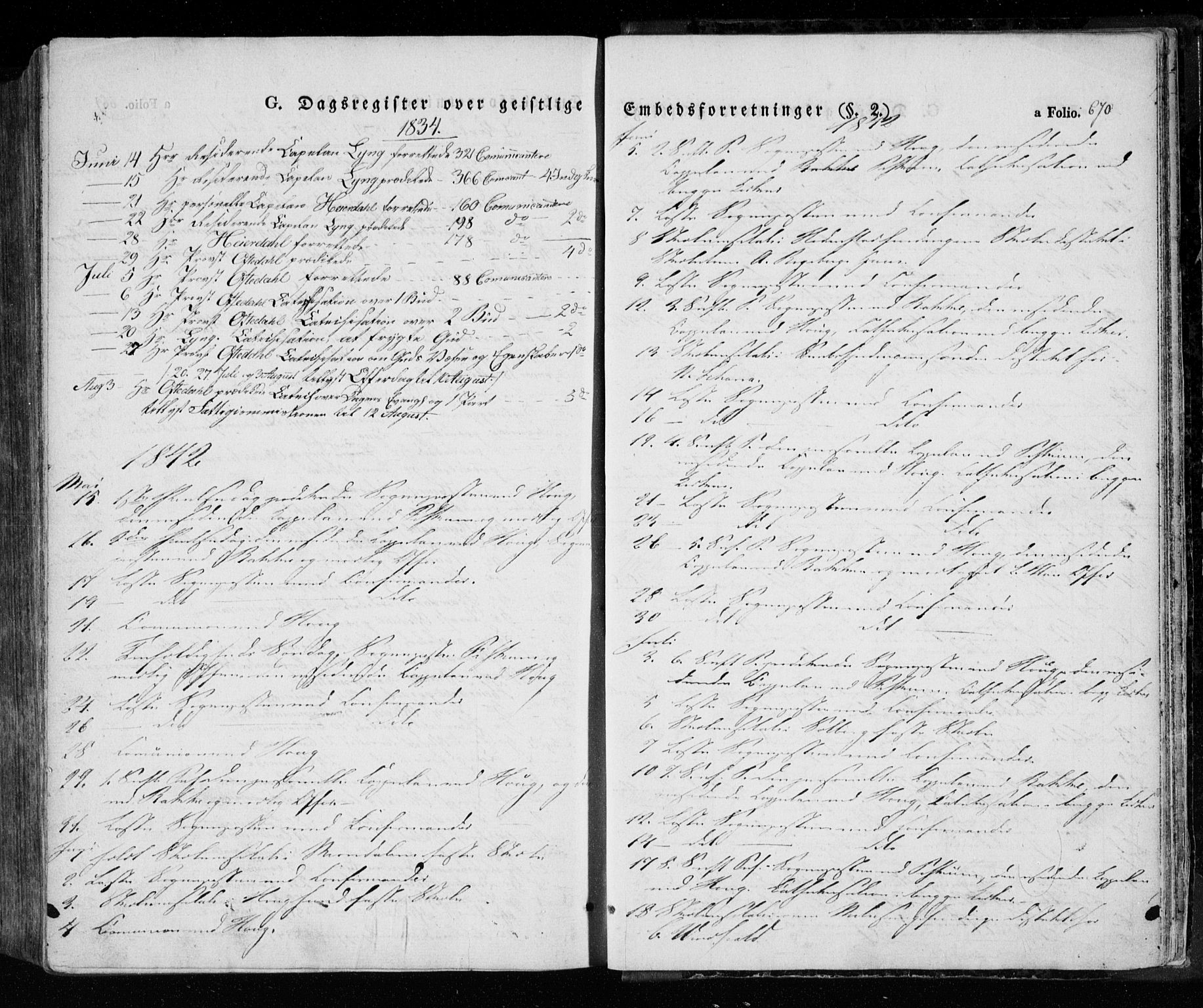 Eiker kirkebøker, SAKO/A-4/F/Fa/L0013a: Parish register (official) no. I 13A, 1832-1845, p. 670