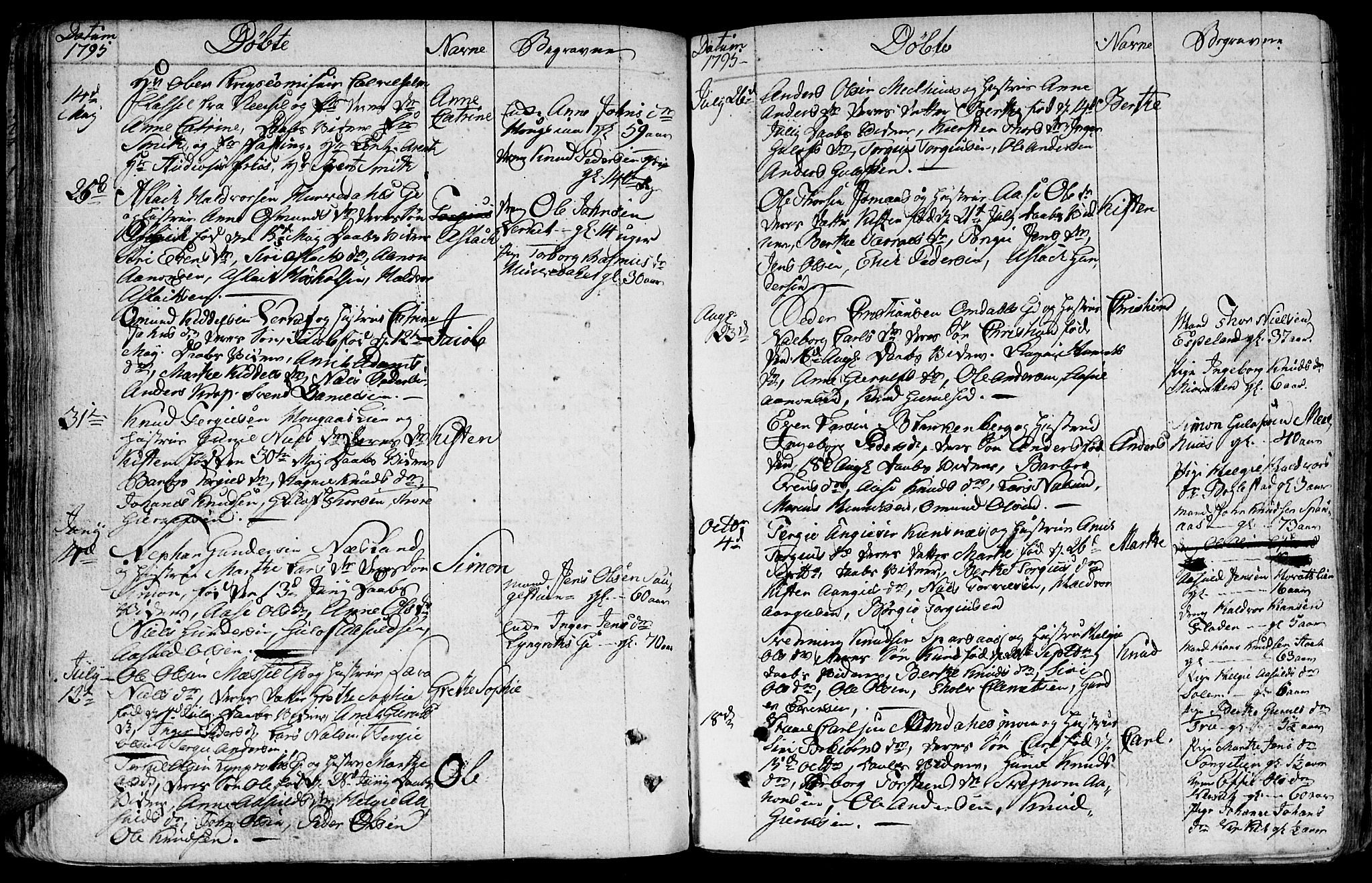 Froland sokneprestkontor, AV/SAK-1111-0013/F/Fb/L0005: Parish register (copy) no. B 5, 1786-1816, p. 39