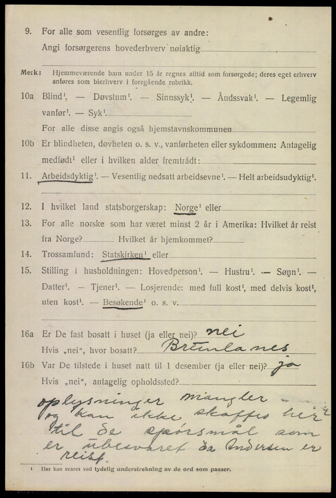 SAKO, 1920 census for Andebu, 1920, p. 5103