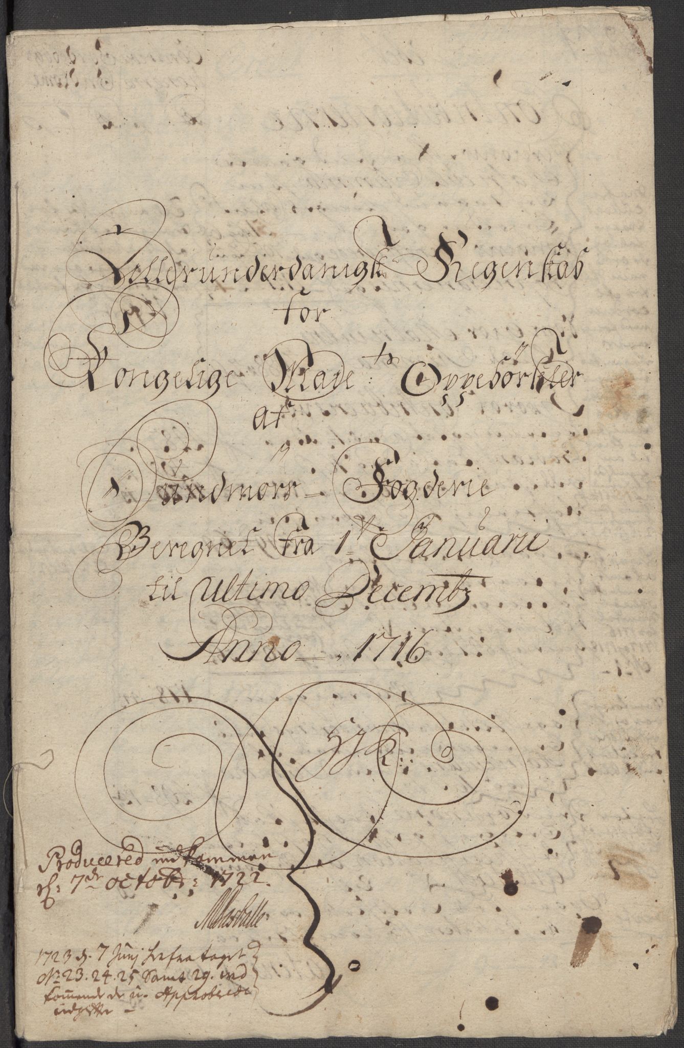 Rentekammeret inntil 1814, Reviderte regnskaper, Fogderegnskap, AV/RA-EA-4092/R54/L3568: Fogderegnskap Sunnmøre, 1716, p. 3