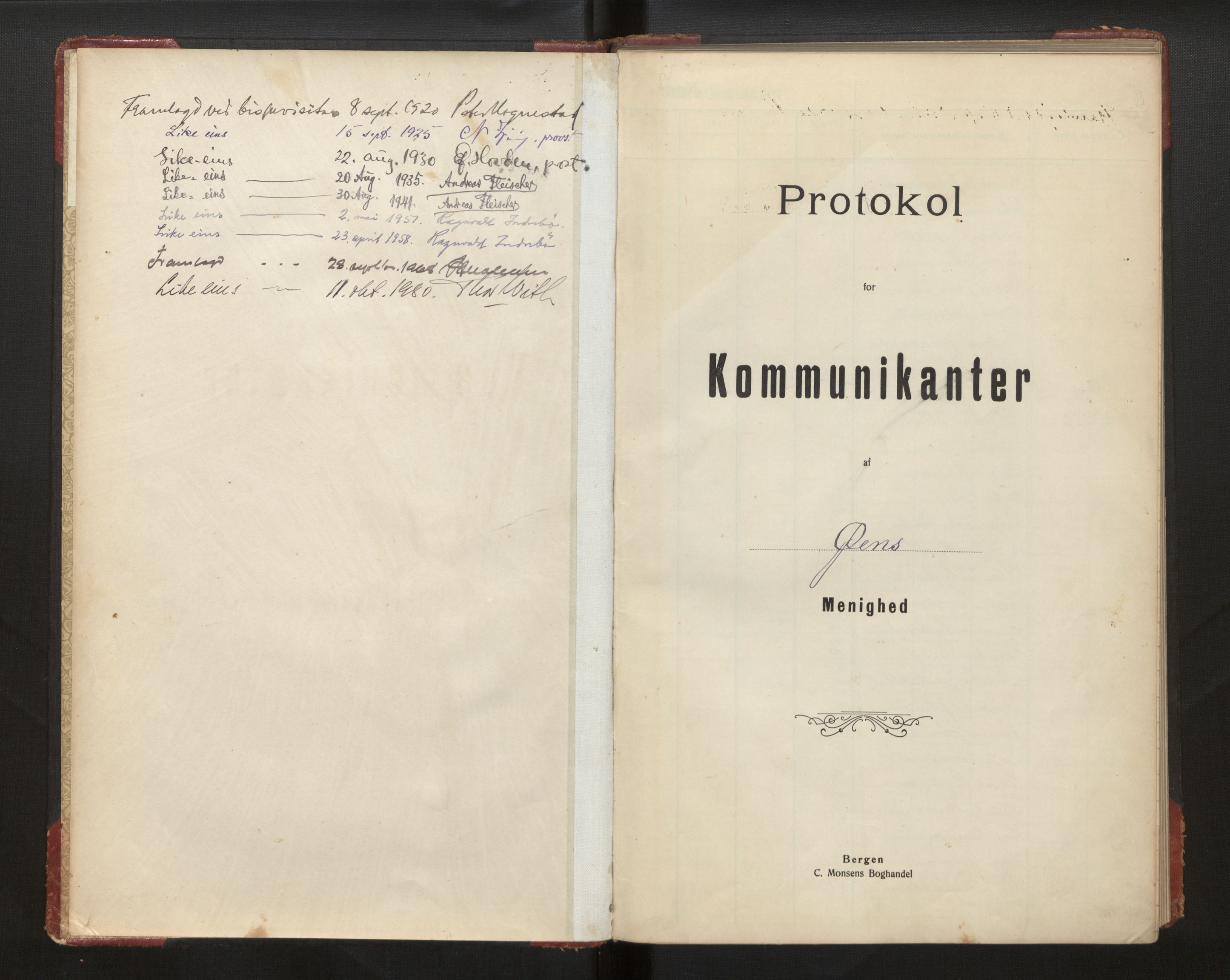 Hyllestad sokneprestembete, AV/SAB-A-80401/H/Hb/L0005: Communicants register no. 5, 1914-1986