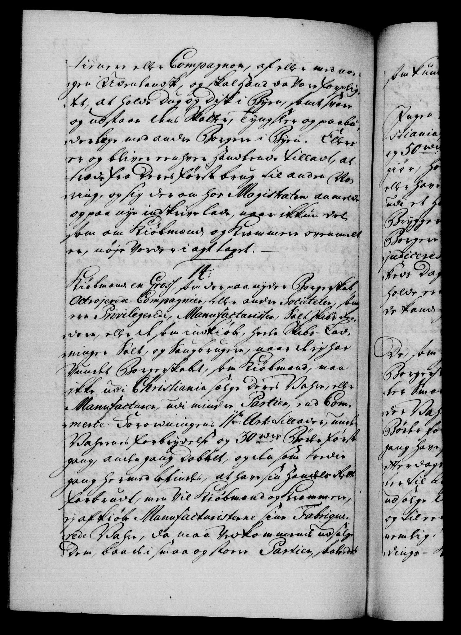 Danske Kanselli 1572-1799, RA/EA-3023/F/Fc/Fca/Fcaa/L0036: Norske registre, 1749-1750, p. 300b