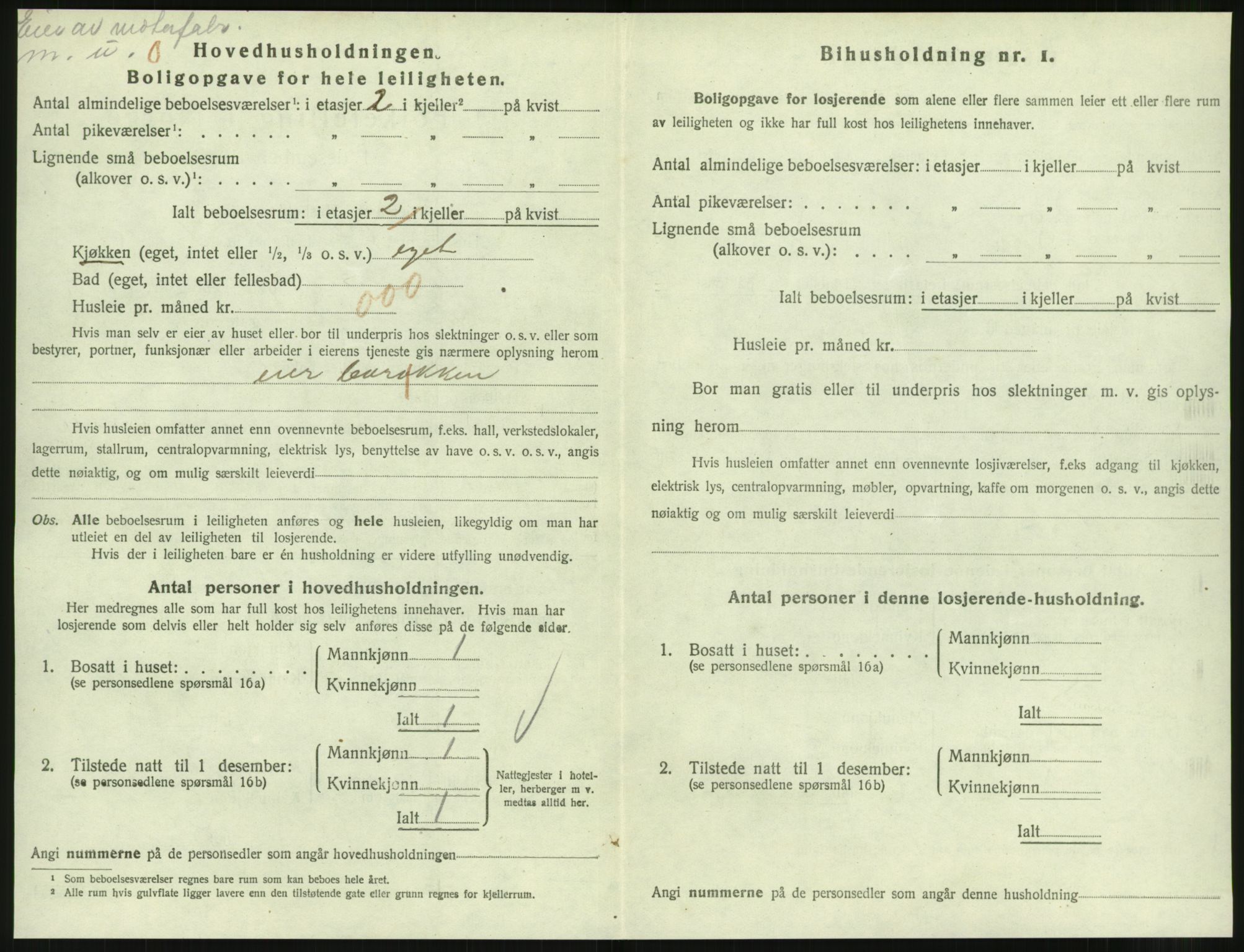 SAT, 1920 census for Molde, 1920, p. 1658