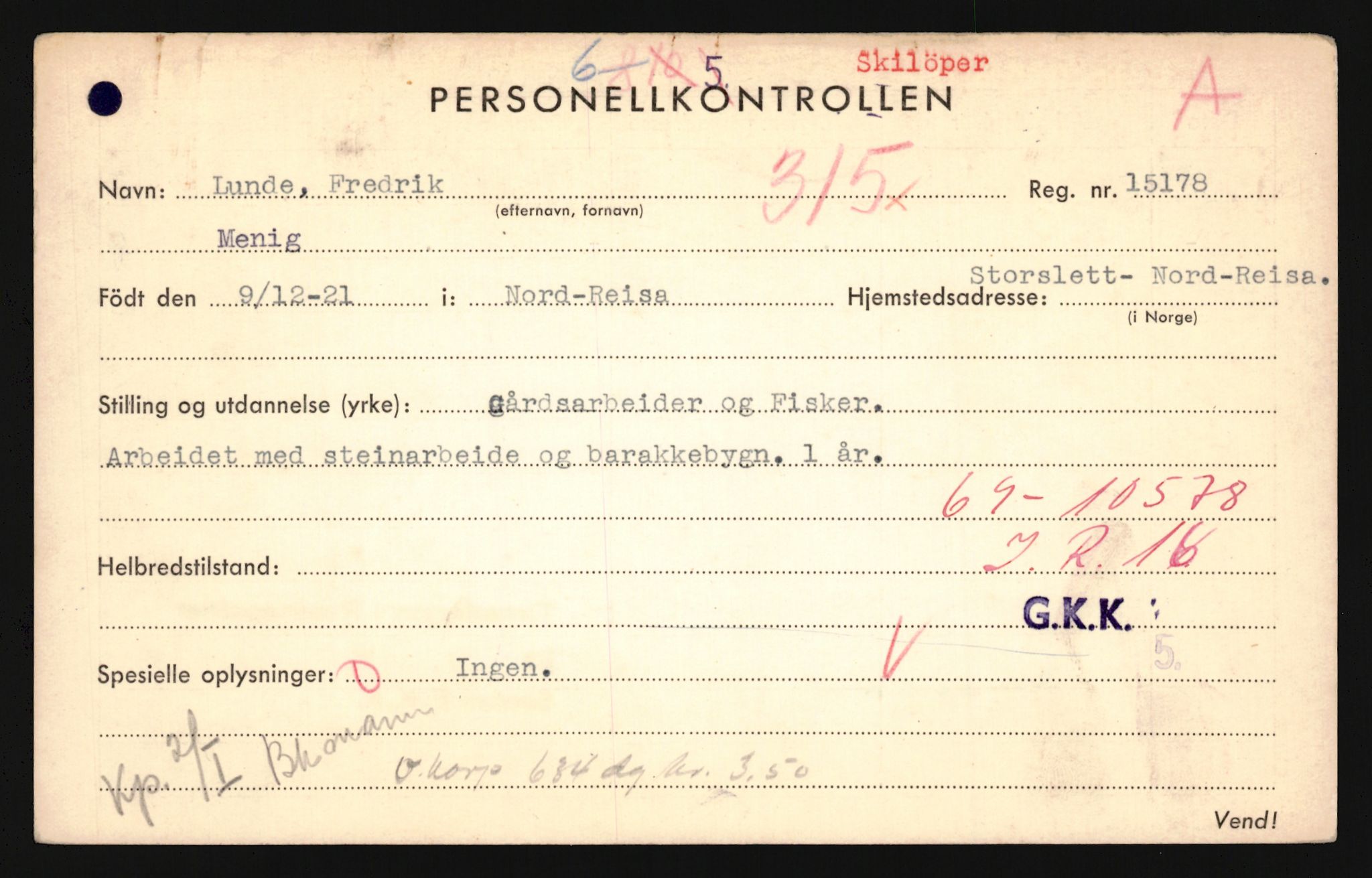 Forsvaret, Troms infanteriregiment nr. 16, AV/RA-RAFA-3146/P/Pa/L0024/0003: Rulleblad / Rulleblad for regimentets menige mannskaper, årsklasse 1942, 1942, p. 184