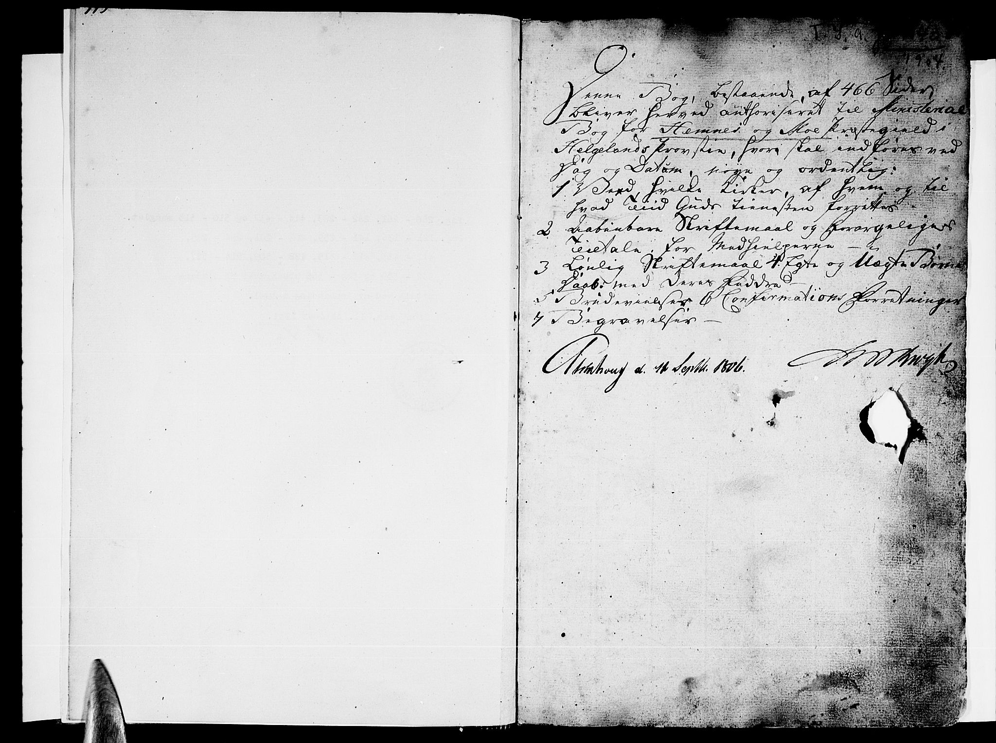 Ministerialprotokoller, klokkerbøker og fødselsregistre - Nordland, SAT/A-1459/825/L0351: Parish register (official) no. 825A06 /2, 1807-1819, p. 0-1