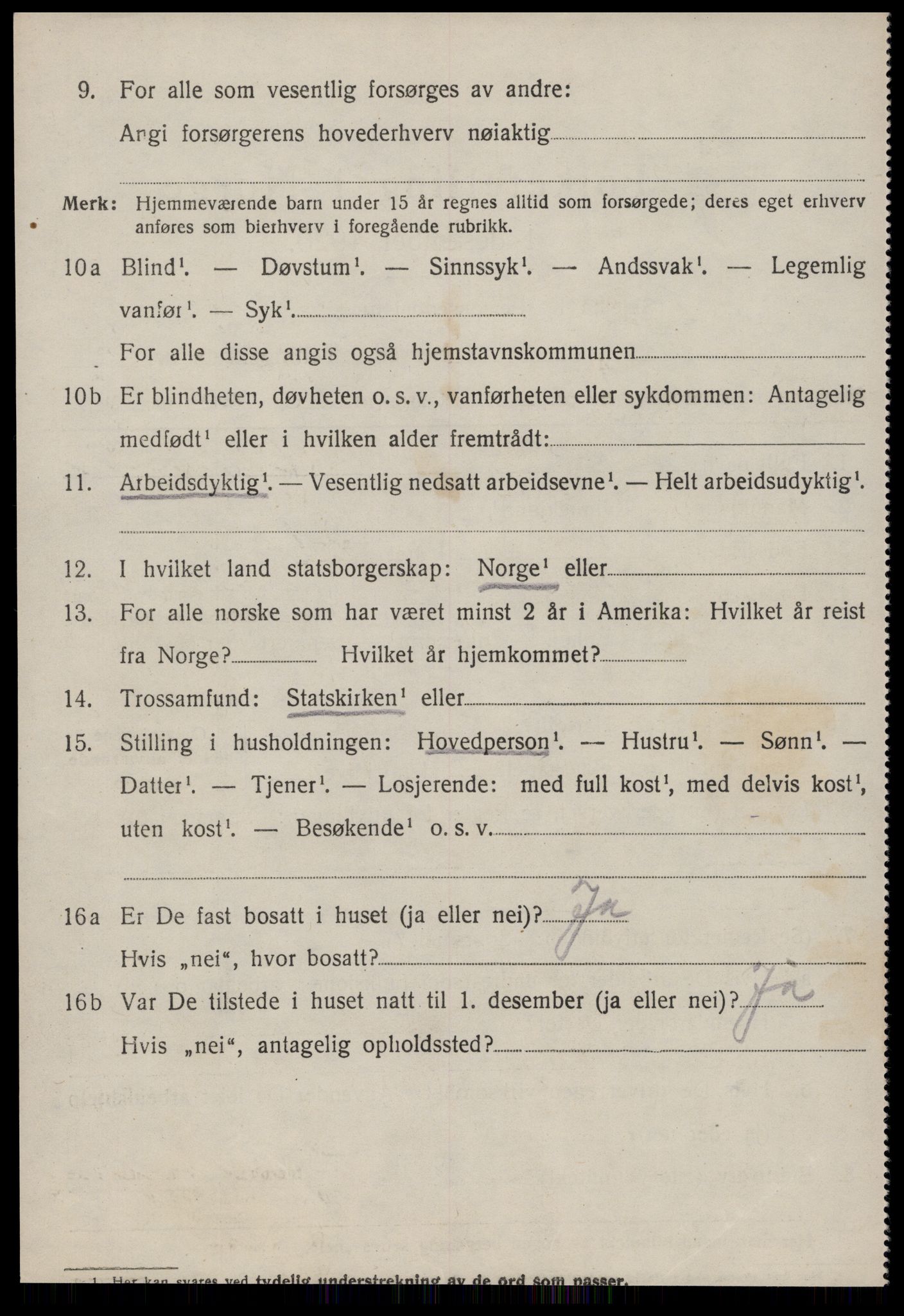 SAT, 1920 census for Edøy, 1920, p. 2019