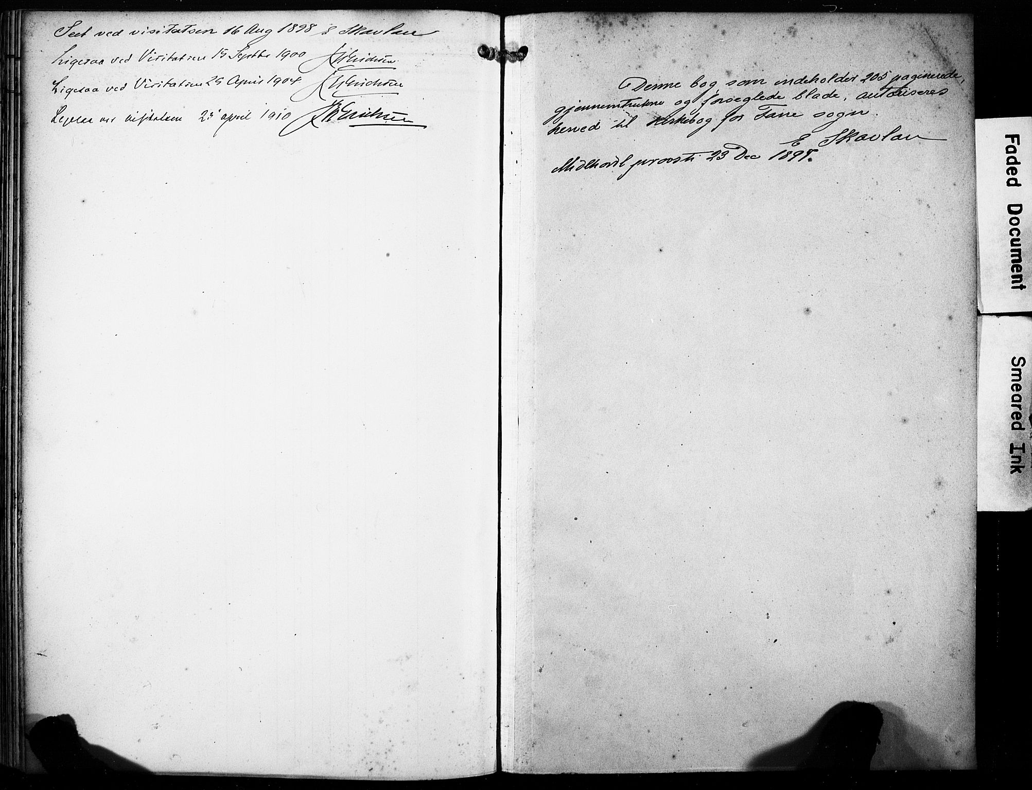 Fana Sokneprestembete, SAB/A-75101/H/Haa/Haab/L0003: Parish register (official) no. B 3, 1898-1907, p. 196