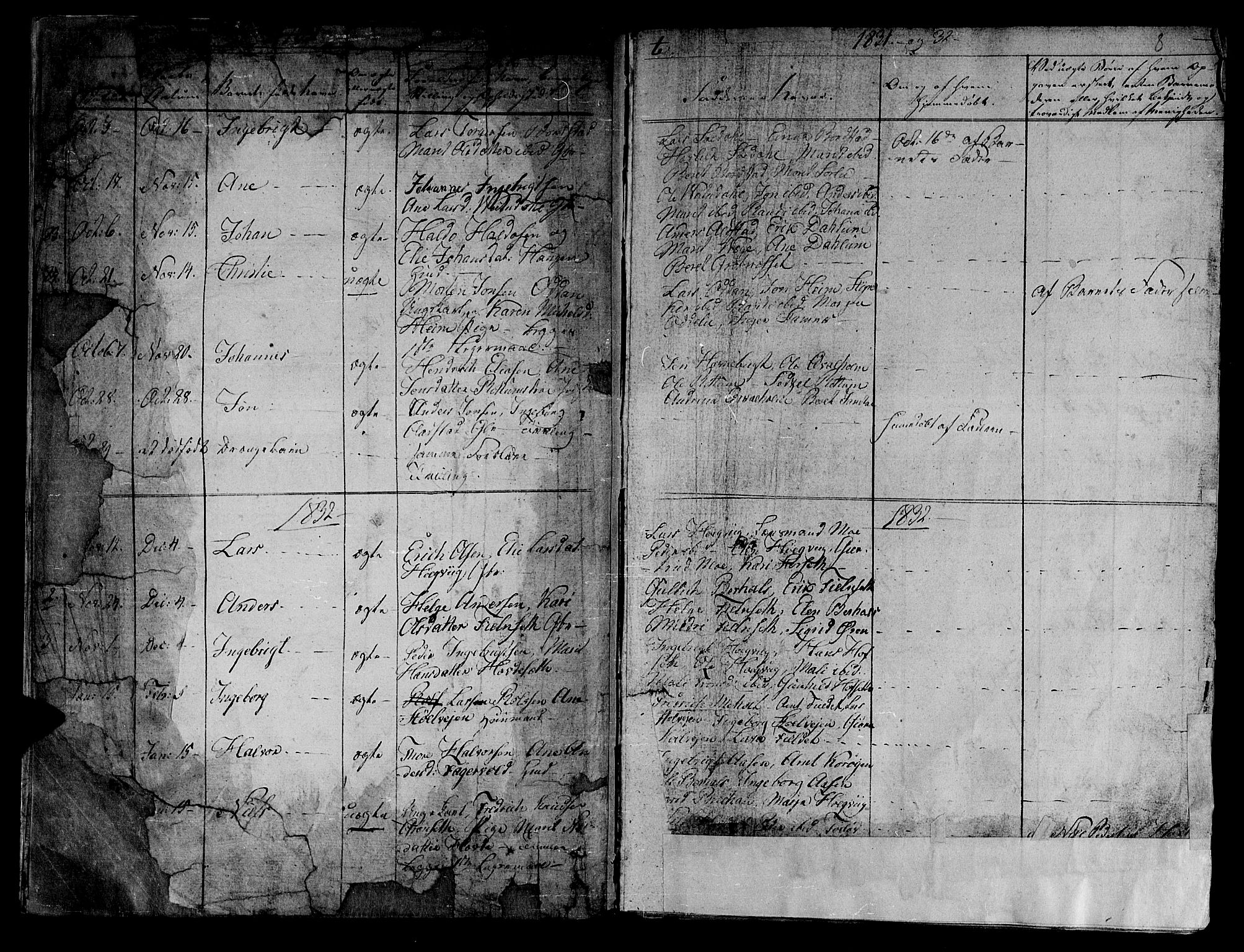 Ministerialprotokoller, klokkerbøker og fødselsregistre - Sør-Trøndelag, AV/SAT-A-1456/630/L0492: Parish register (official) no. 630A05, 1830-1840, p. 8