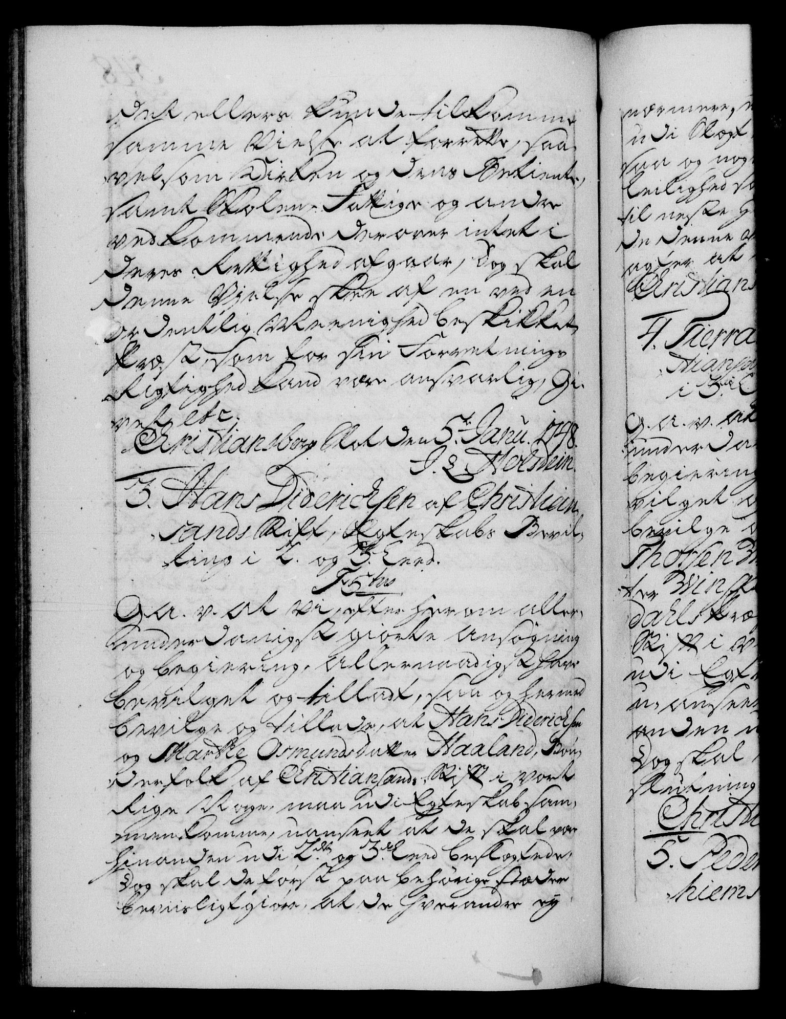 Danske Kanselli 1572-1799, AV/RA-EA-3023/F/Fc/Fca/Fcaa/L0035: Norske registre, 1746-1748, p. 548b