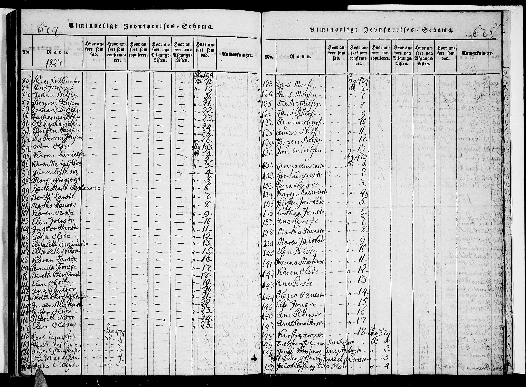 Ministerialprotokoller, klokkerbøker og fødselsregistre - Nordland, AV/SAT-A-1459/853/L0768: Parish register (official) no. 853A07, 1821-1836, p. 674-675