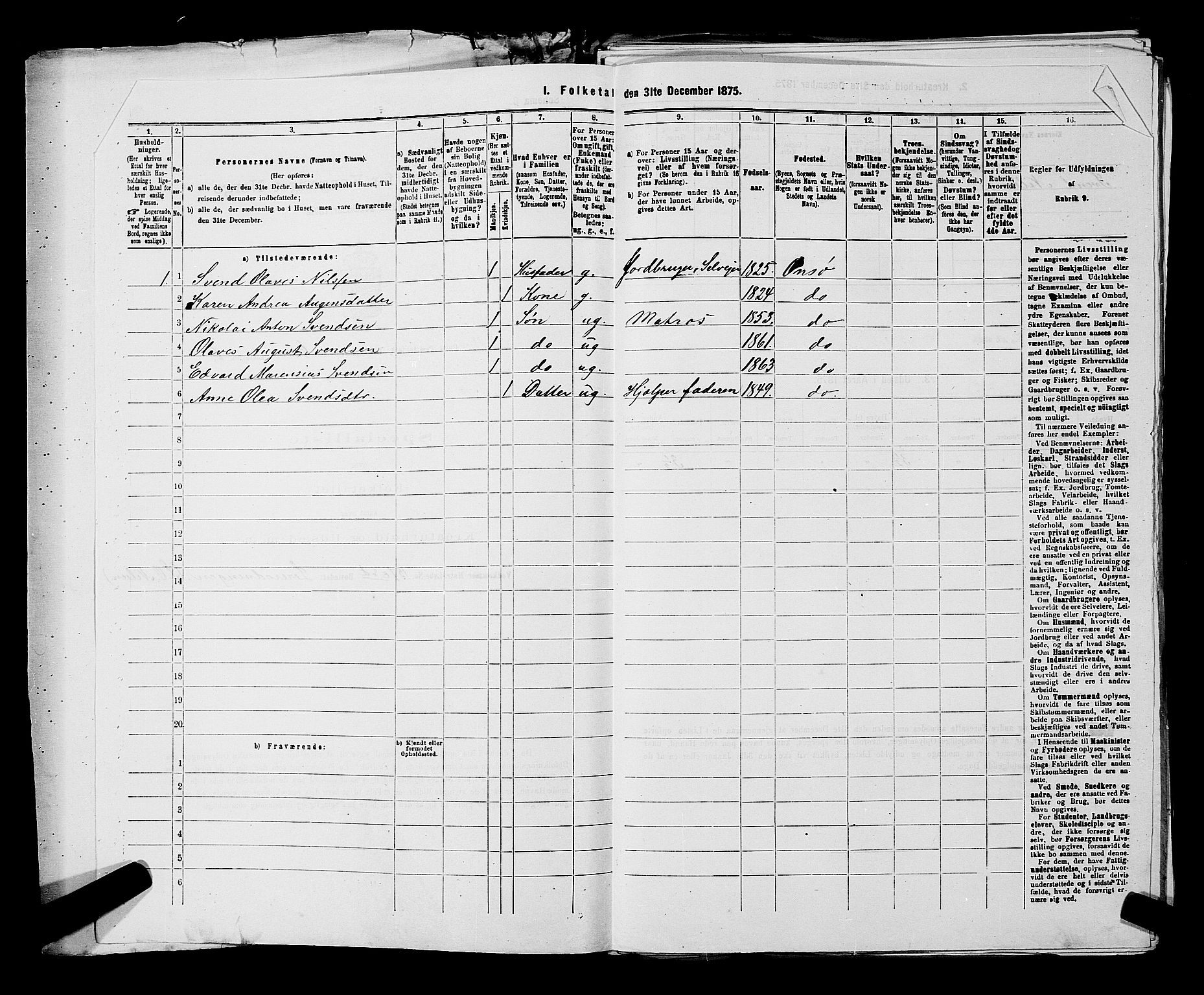 RA, 1875 census for 0134P Onsøy, 1875, p. 1212