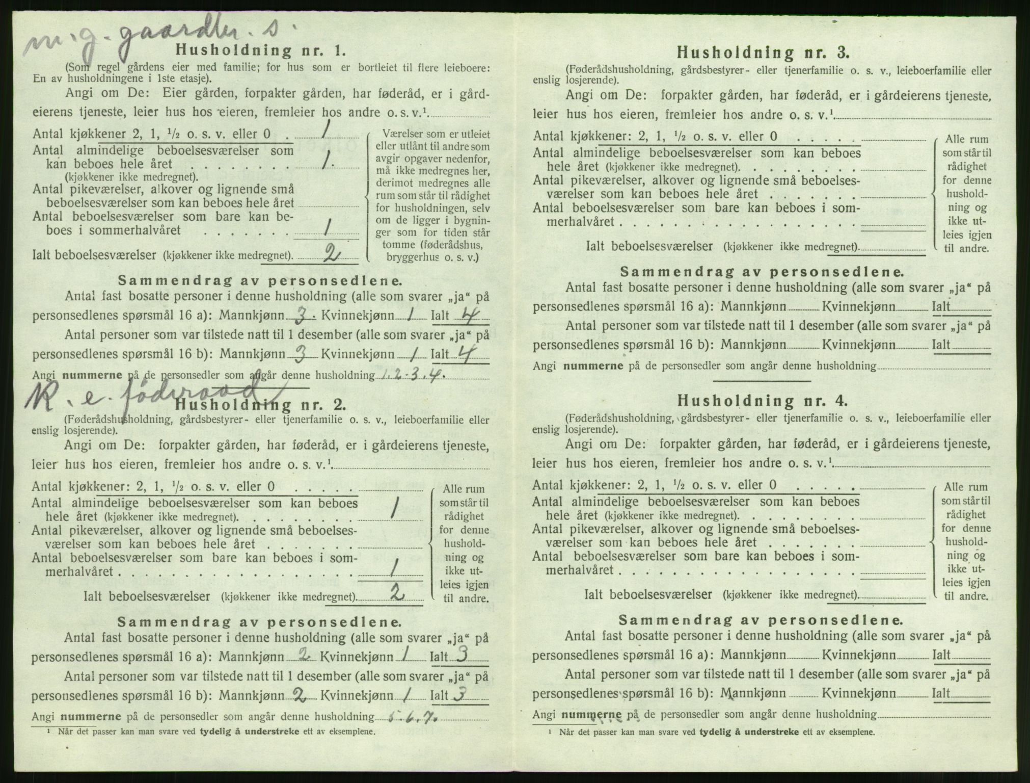 SAT, 1920 census for Sykkylven, 1920, p. 116