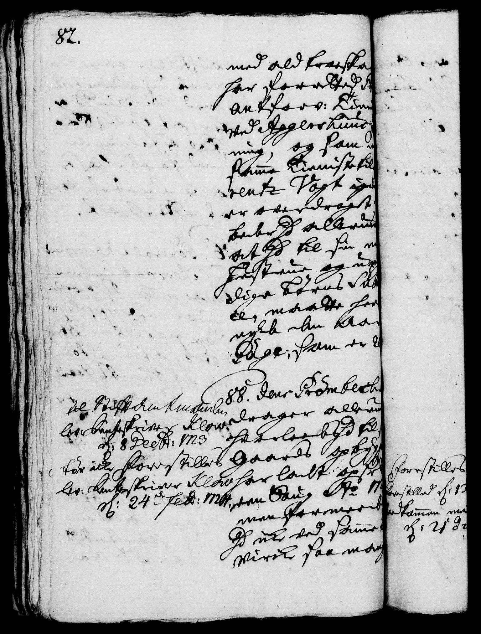 Rentekammeret, Kammerkanselliet, RA/EA-3111/G/Gh/Gha/L0006: Norsk ekstraktmemorialprotokoll (merket RK 53.51), 1723-1724, p. 82