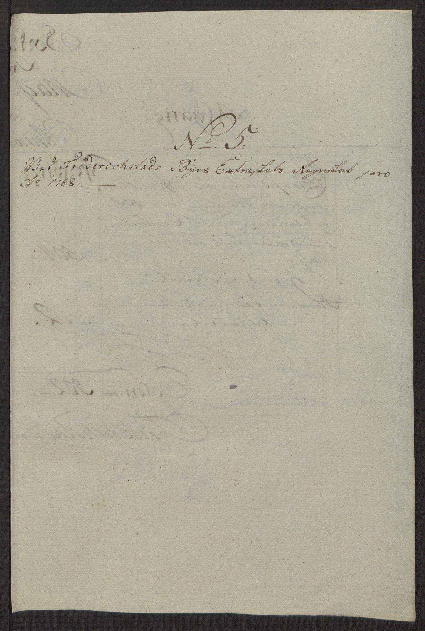 Rentekammeret inntil 1814, Reviderte regnskaper, Byregnskaper, AV/RA-EA-4066/R/Rb/L0029/0001: [B3] Kontribusjonsregnskap / Ekstraskatt, 1762-1772, p. 286