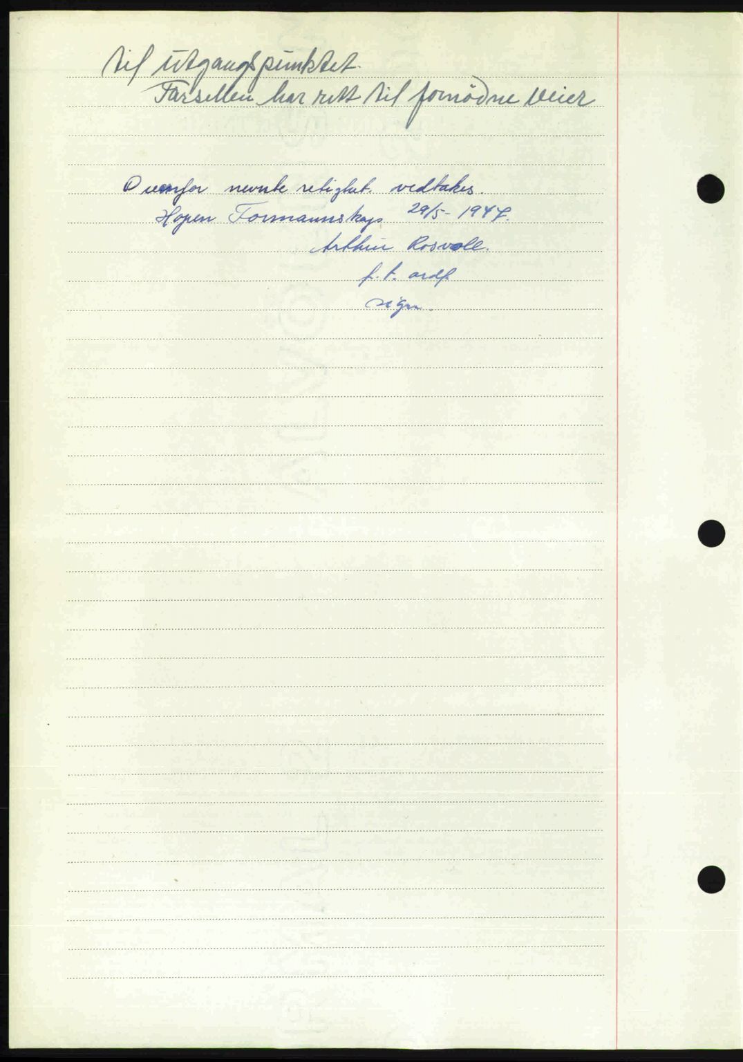 Nordmøre sorenskriveri, AV/SAT-A-4132/1/2/2Ca: Mortgage book no. A105, 1947-1947, Diary no: : 1635/1947