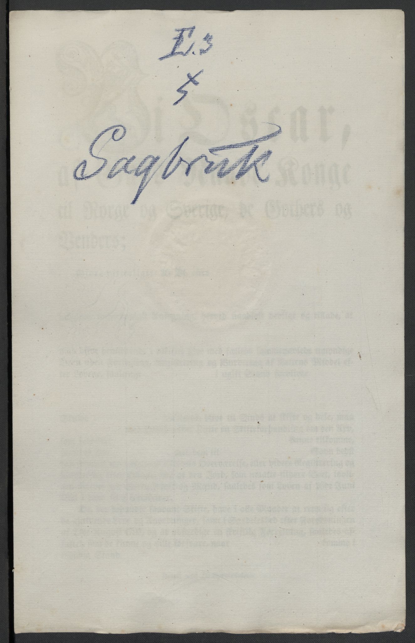 Christie, Wilhelm Frimann Koren, AV/RA-PA-0014/F/L0005: Christies dokumenter fra Stortinget, 1815-1816, p. 610